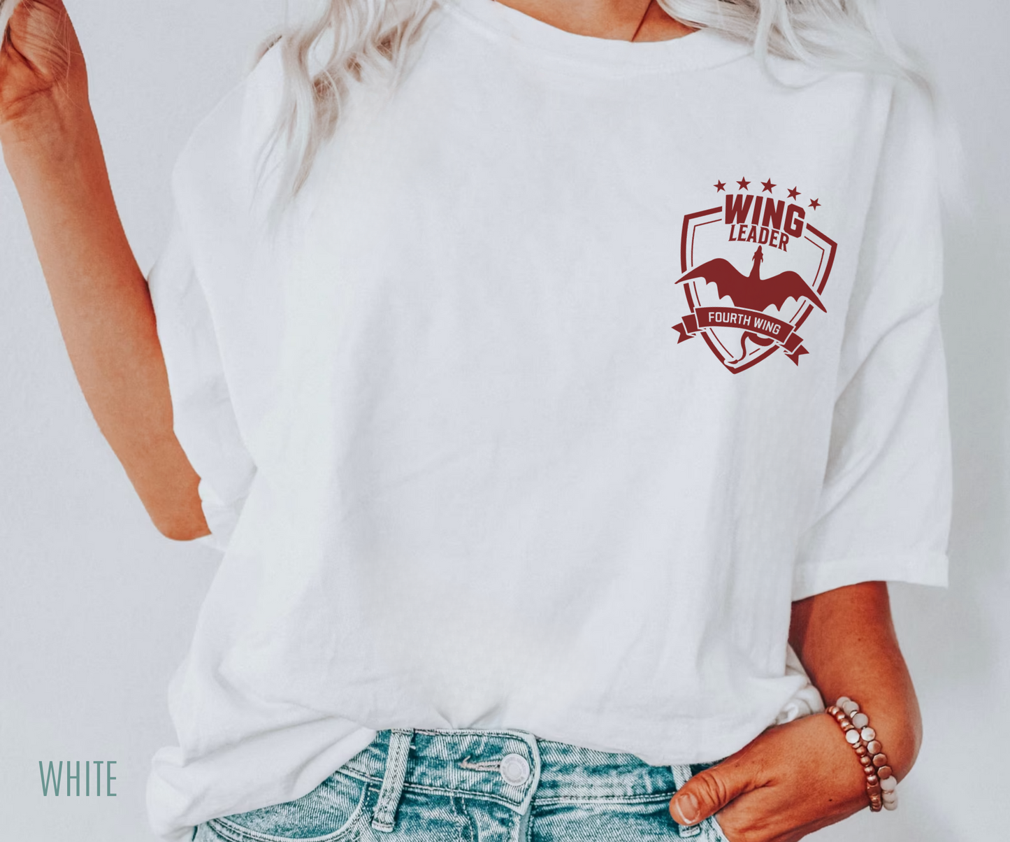 Wing Leader Shirt | Fourth Wing Merch - TheLibraryCloset