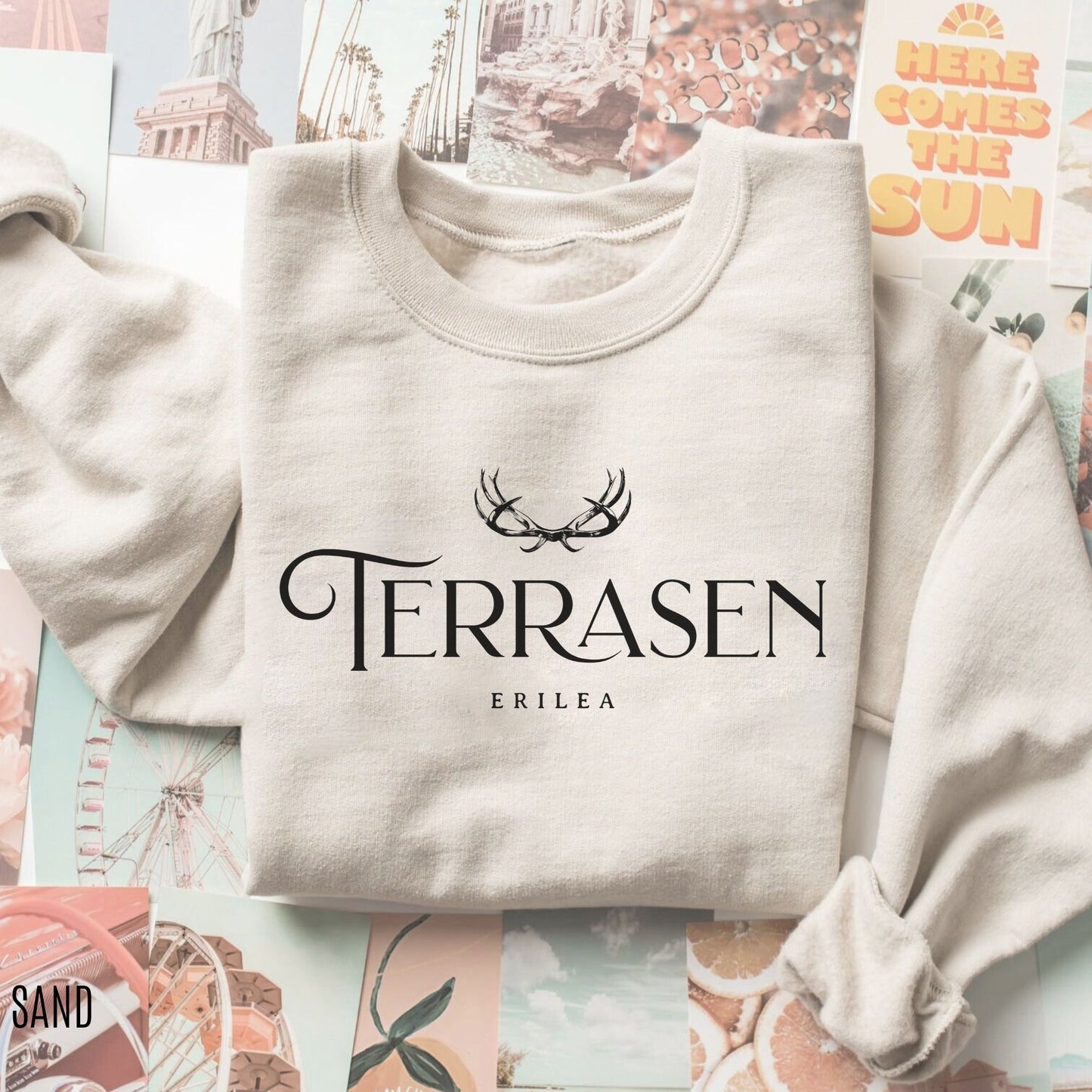 Terrasen Sweatshirt | Throne of Glass Merch - TheLibraryCloset