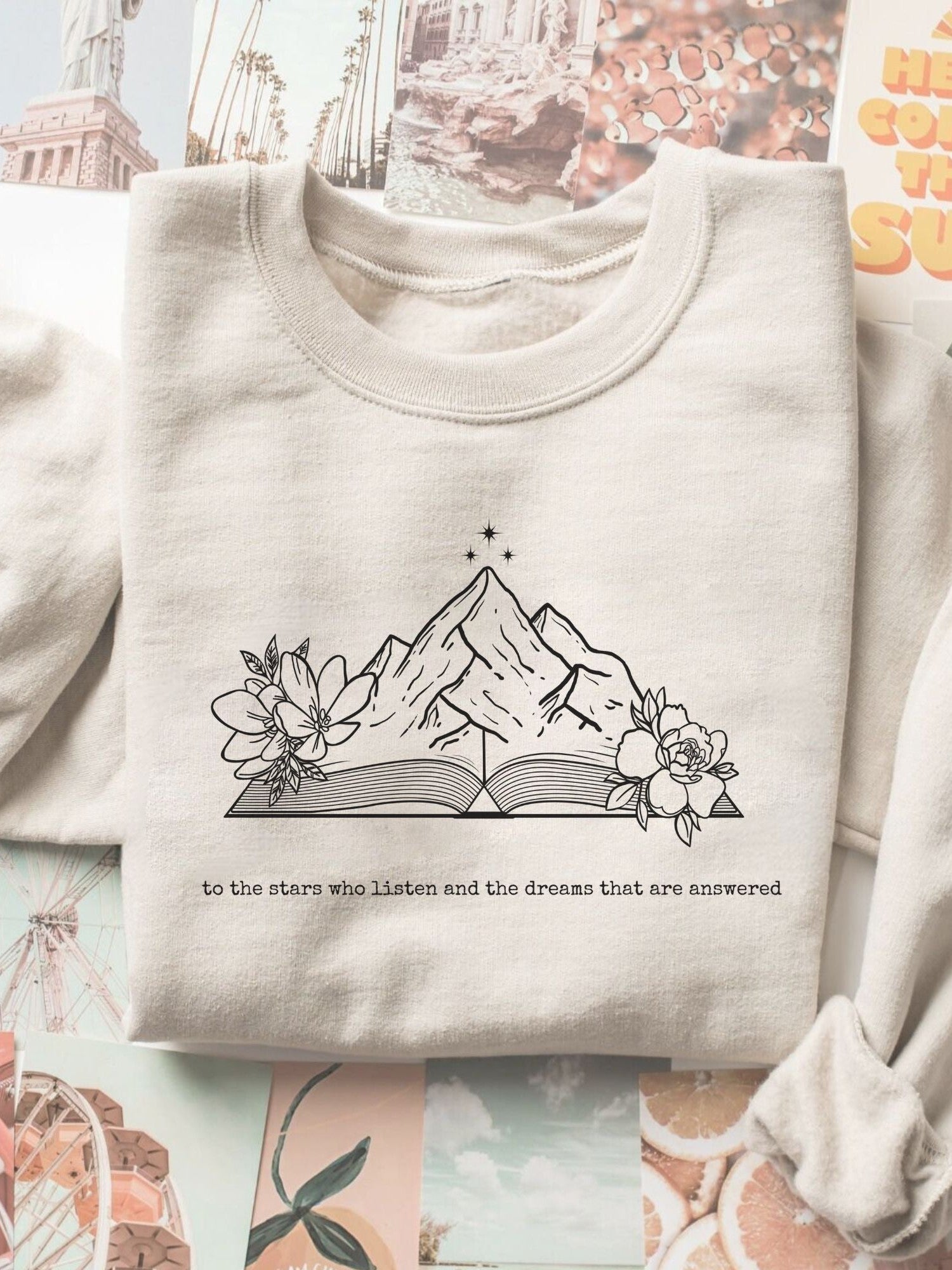 To The Stars Who Listen Sweatshirt | ACOTAR Merch - TheLibraryCloset