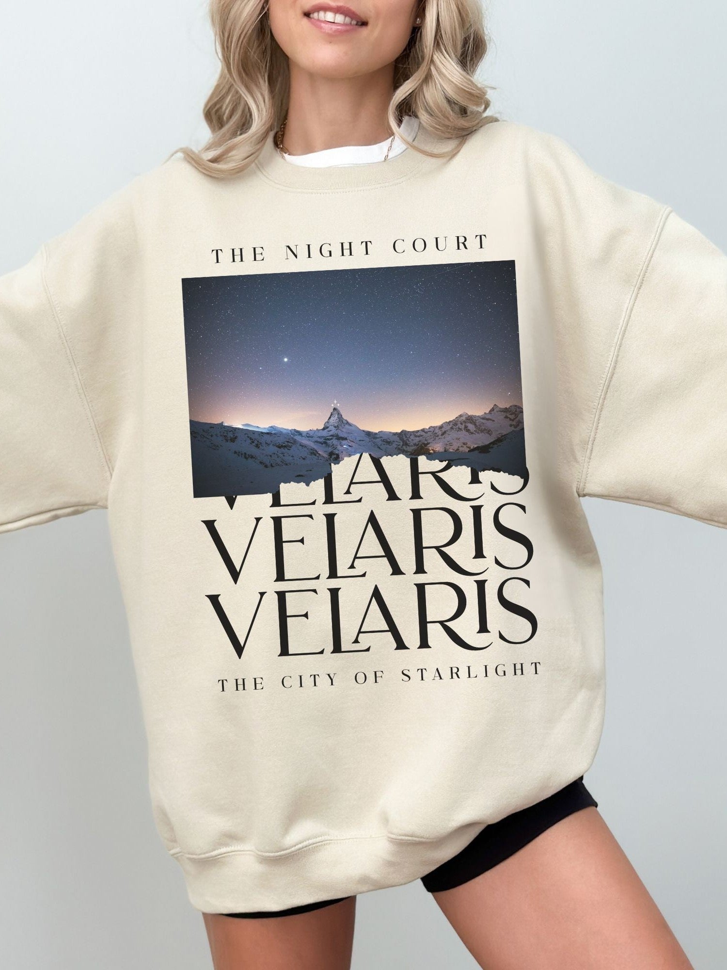 Velaris The Night Court Sweatshirt | ACOTAR Merch - TheLibraryCloset