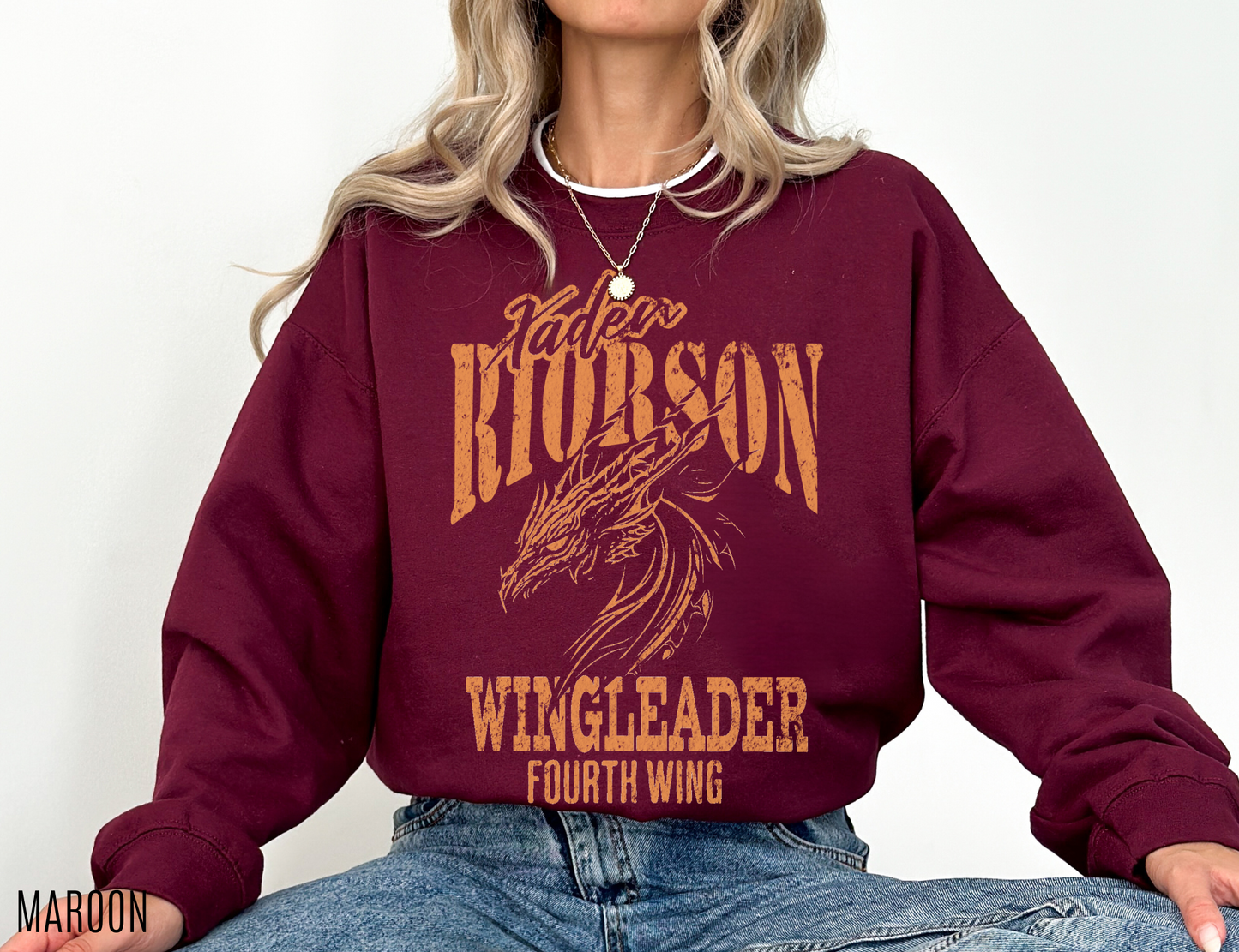 Xaden Riorson Wing Leader Sweatshirt - TheLibraryCloset