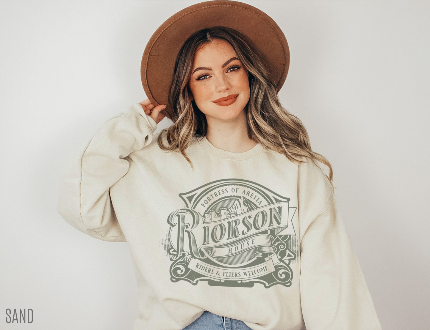 Riorson House Sweatshirt | Fourth Wing Merch - TheLibraryCloset