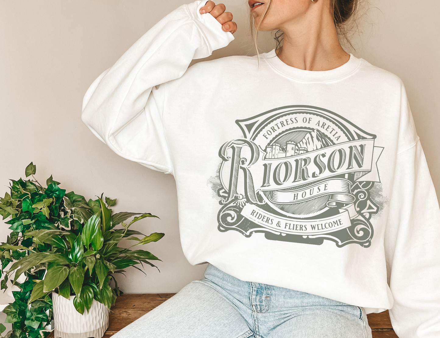 Riorson House Sweatshirt | Fourth Wing Merch - TheLibraryCloset