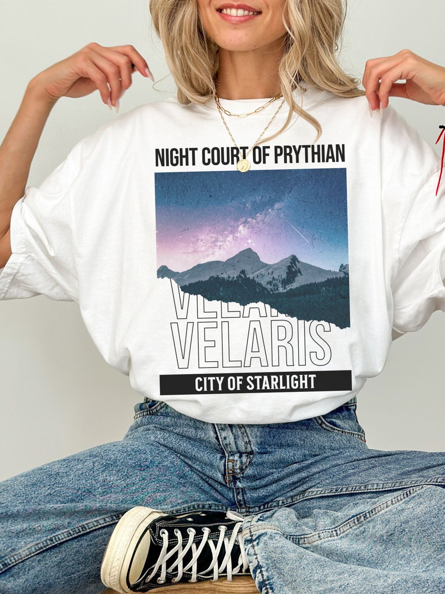 Velaris Night Court of Prythian Shirt | ACOTAR Merch - TheLibraryCloset