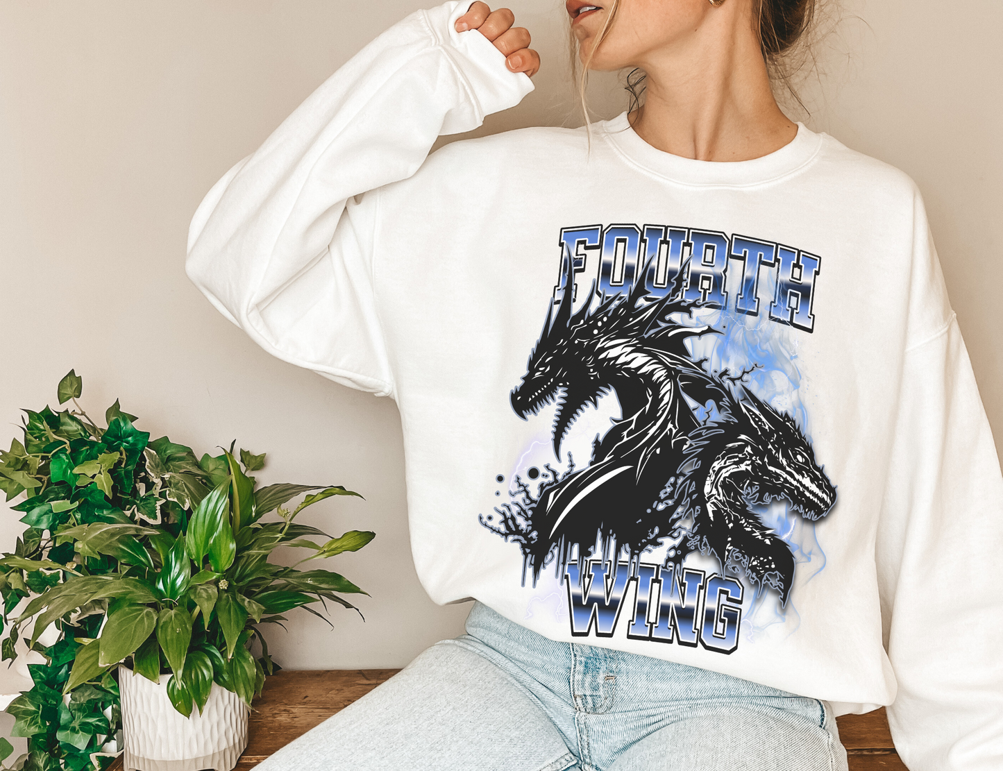 Fourth Wing Sweatshirt - TheLibraryCloset
