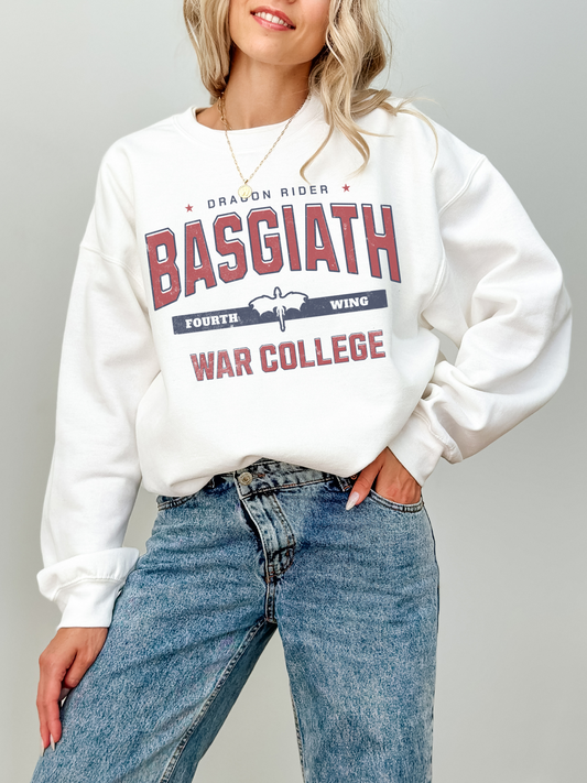 Dragon Rider Basgiath War College Sweatshirt | Fourth Wing Merch