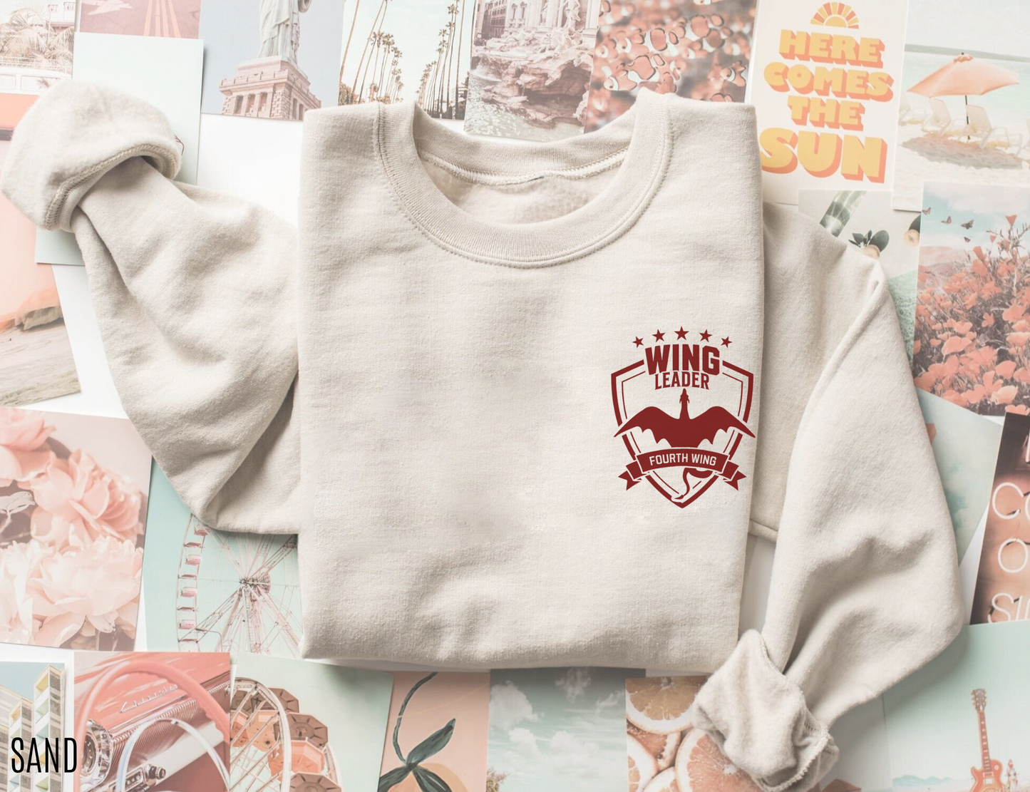 Wing Leader Sweatshirt | Fourth Wing Merch - TheLibraryCloset