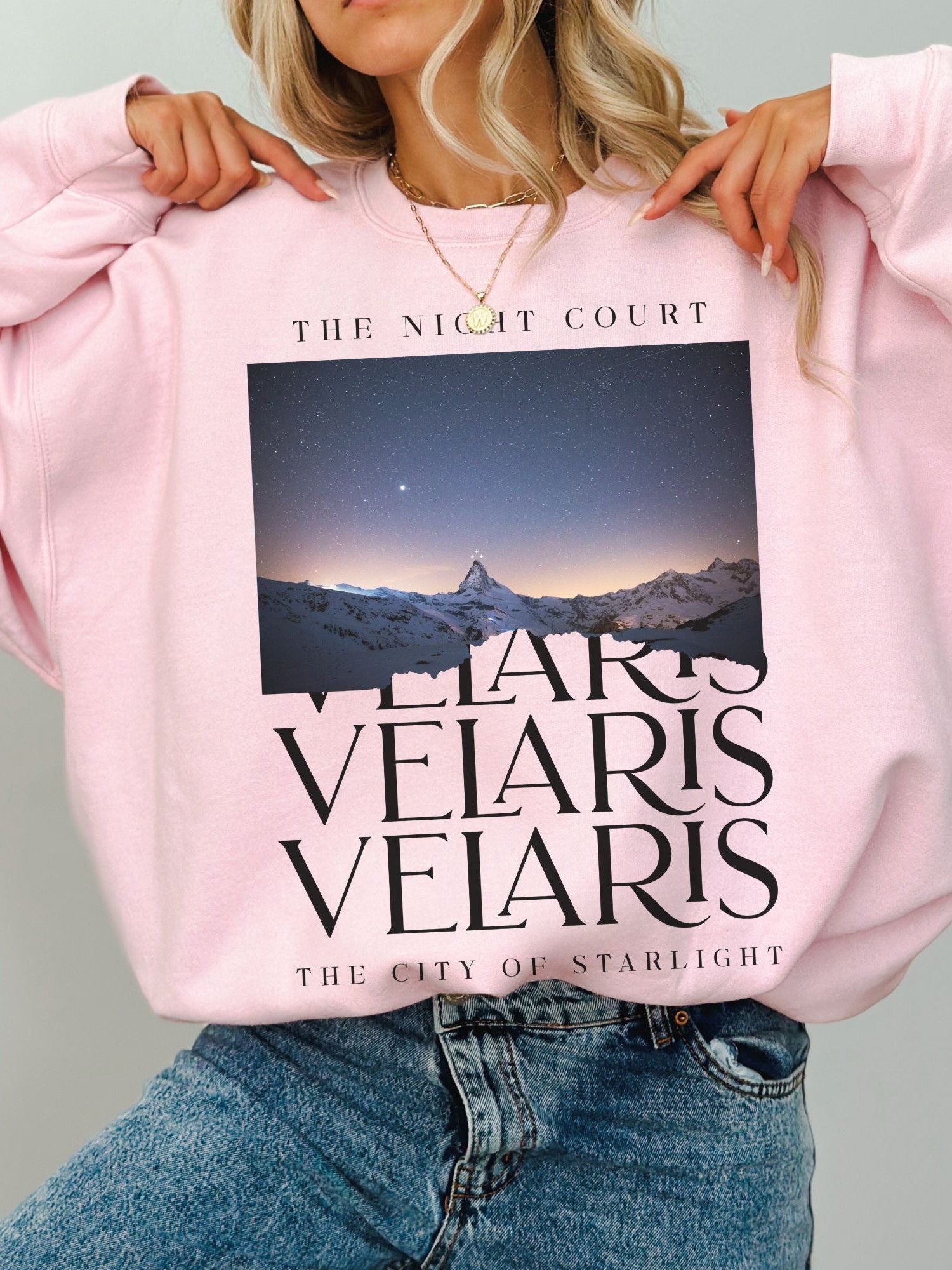 Velaris The Night Court Sweatshirt | ACOTAR Merch - TheLibraryCloset