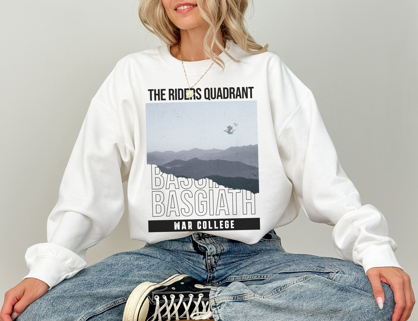 The Riders Quadrant Sweatshirt | Fourth Wing Merch - TheLibraryCloset