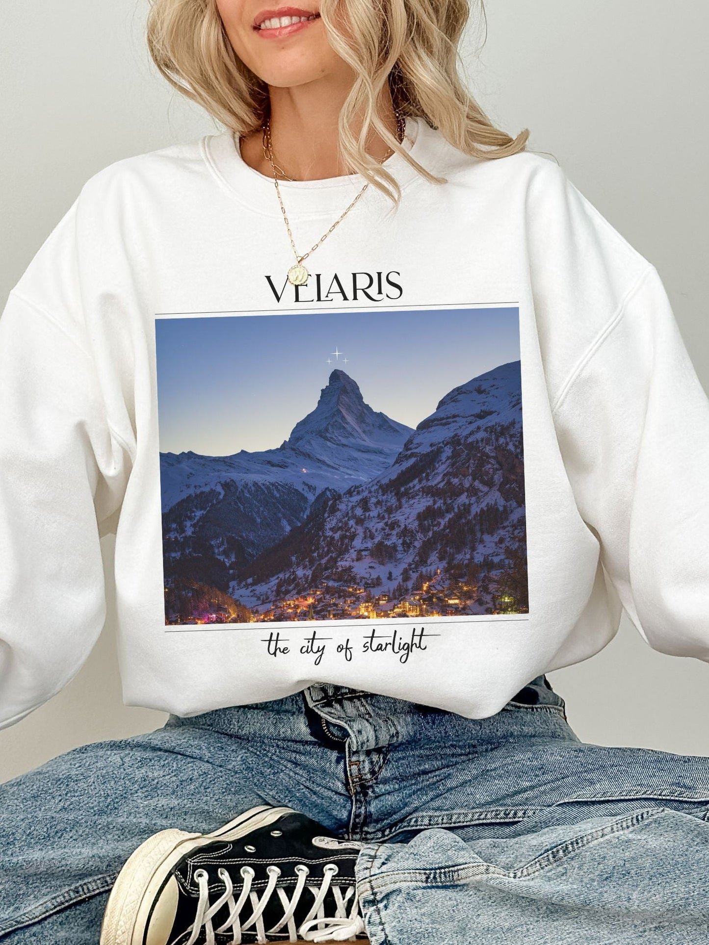 Velaris City of Starlight Sweatshirt | ACOTAR Merch - TheLibraryCloset