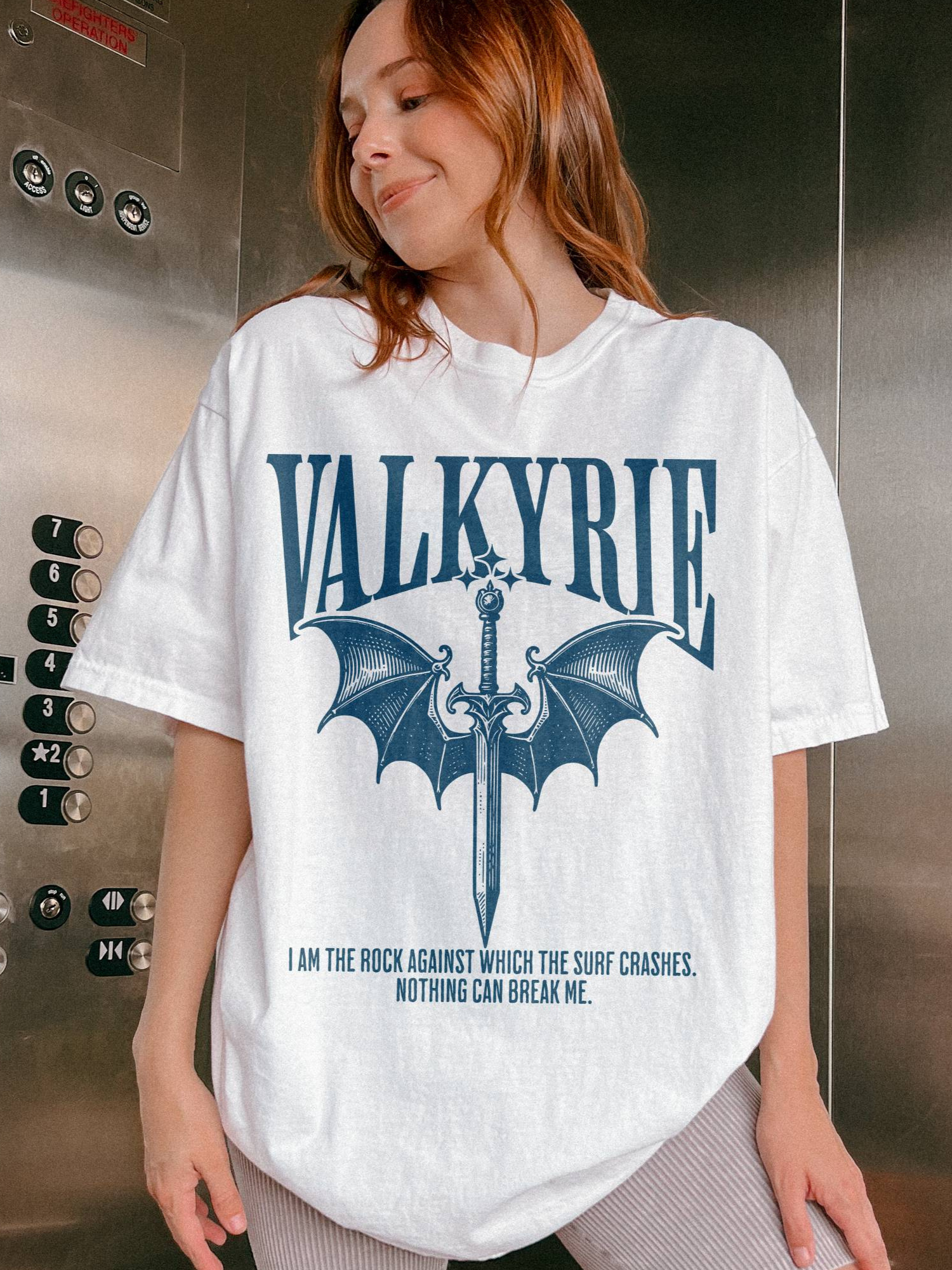 Valkyrie Comfort Colors Shirt | A Court of Silver Flames, ACOTAR Merch - TheLibraryCloset