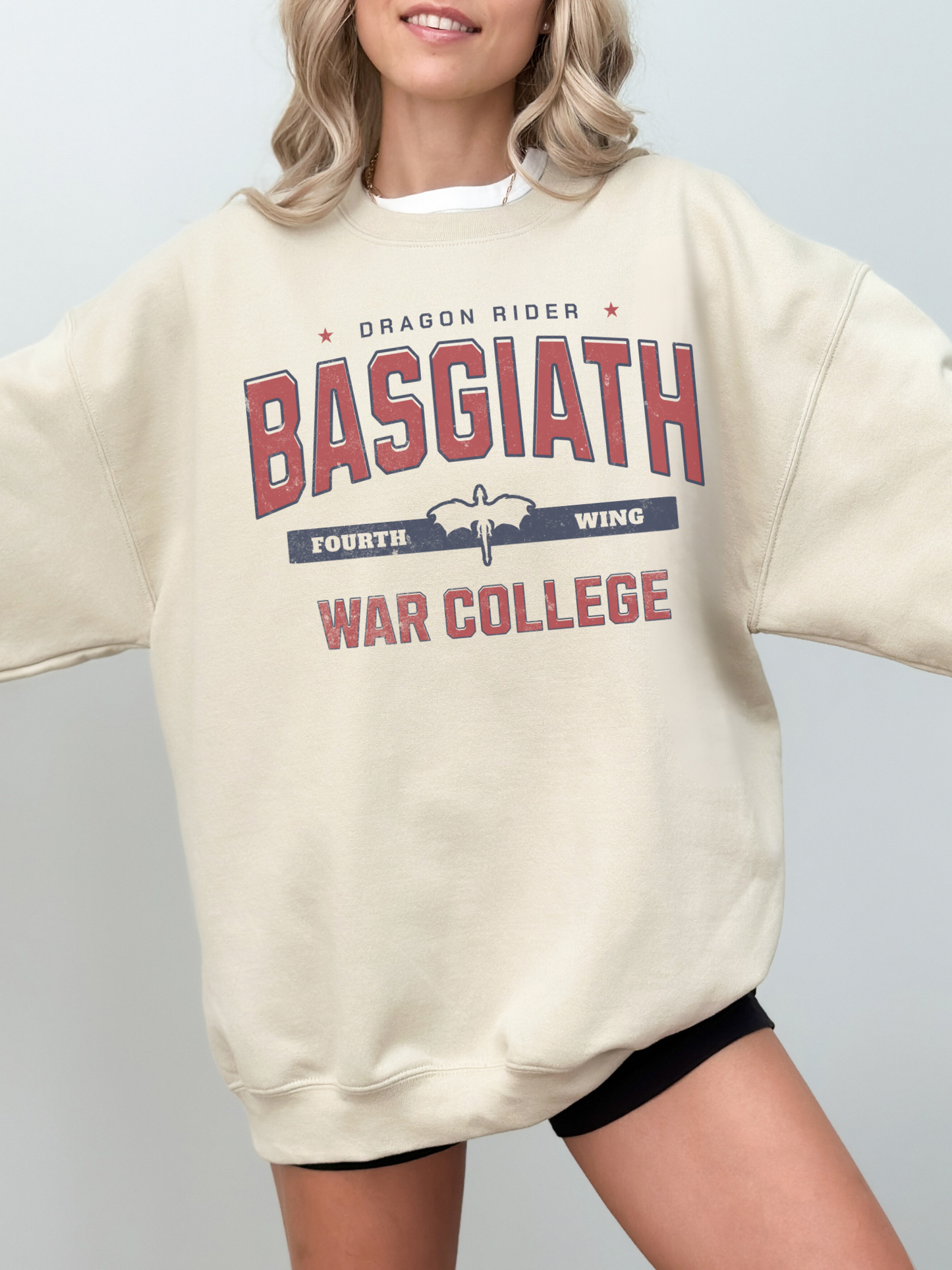 Dragon Rider Basgiath War College Sweatshirt | Fourth Wing Merch