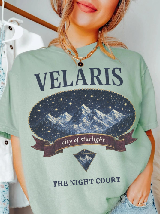 Vintage Velaris Comfort colors shirt | ACOTAR Merch