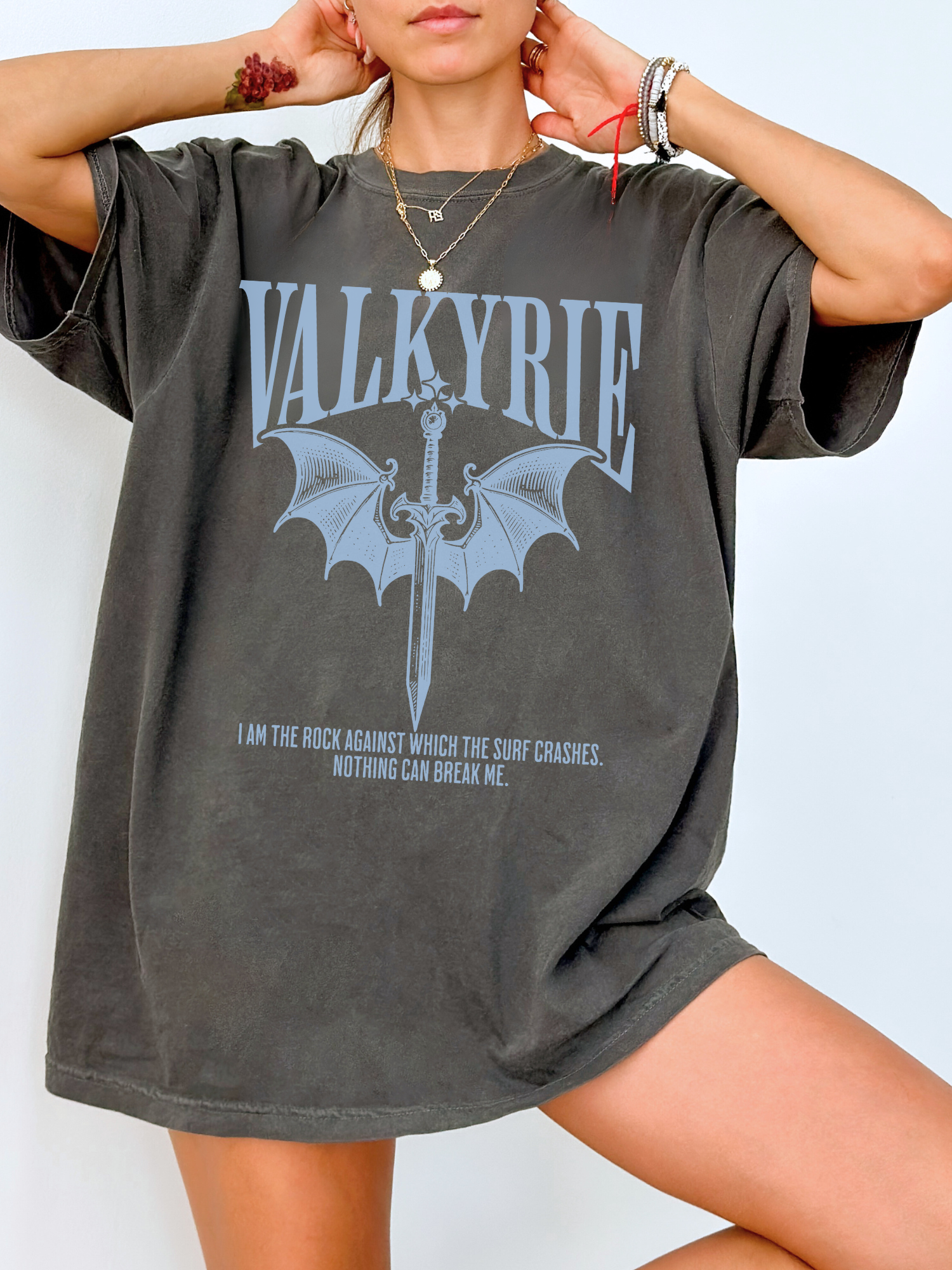 Valkyrie Comfort Colors Shirt | A Court of Silver Flames, ACOTAR Merch - TheLibraryCloset