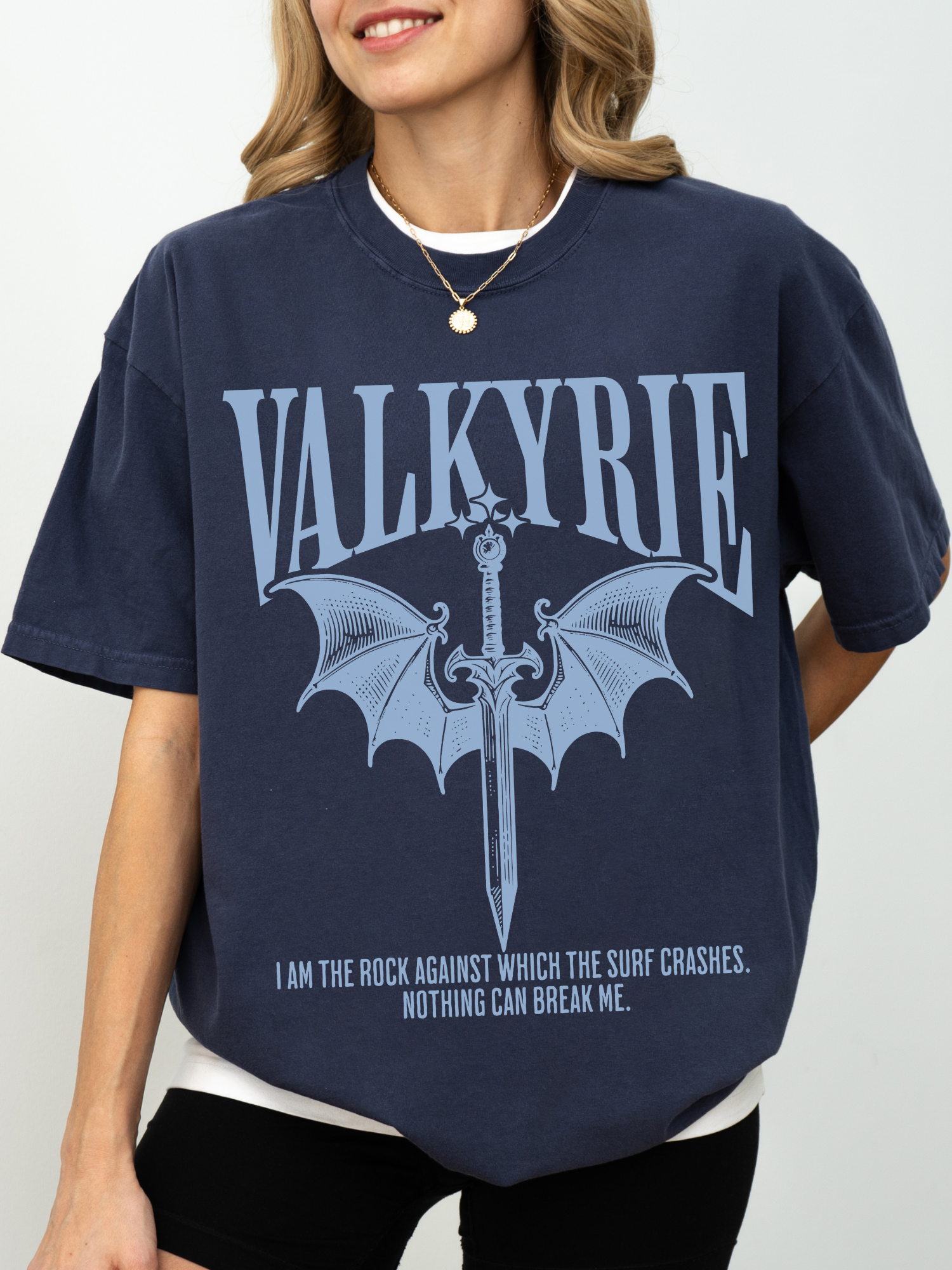 Valkyrie Comfort Colors Shirt | A Court of Silver Flames, ACOTAR Merch - TheLibraryCloset