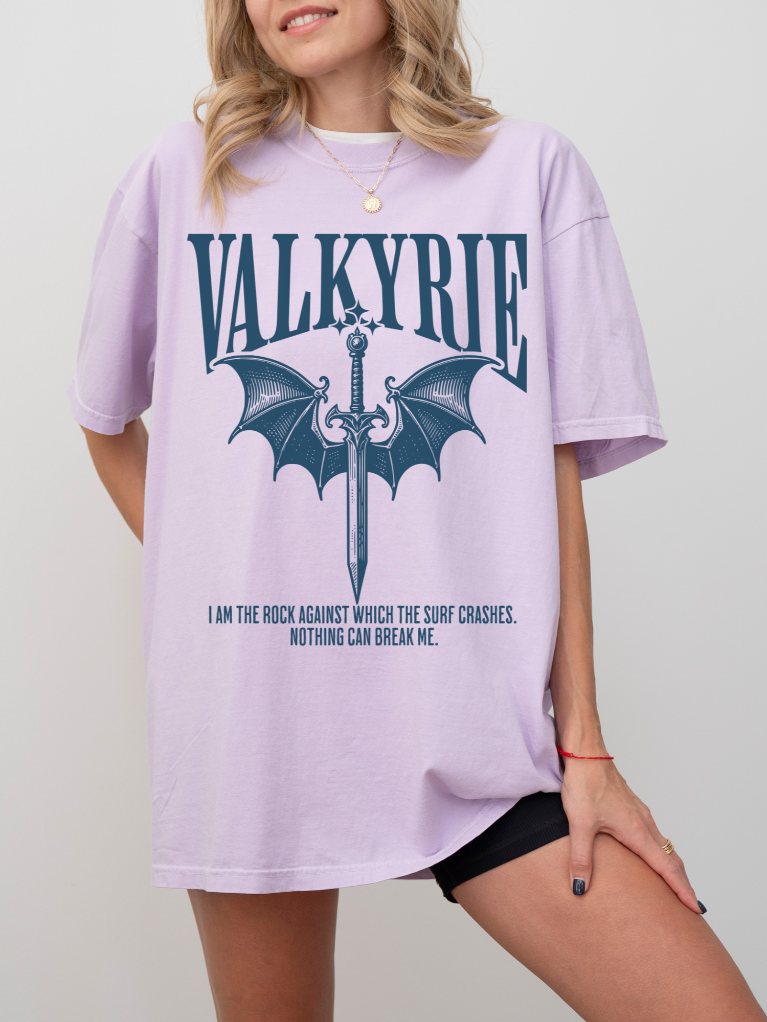 Valkyrie Comfort Colors Shirt | A Court of Silver Flames, ACOTAR Merch - TheLibraryCloset
