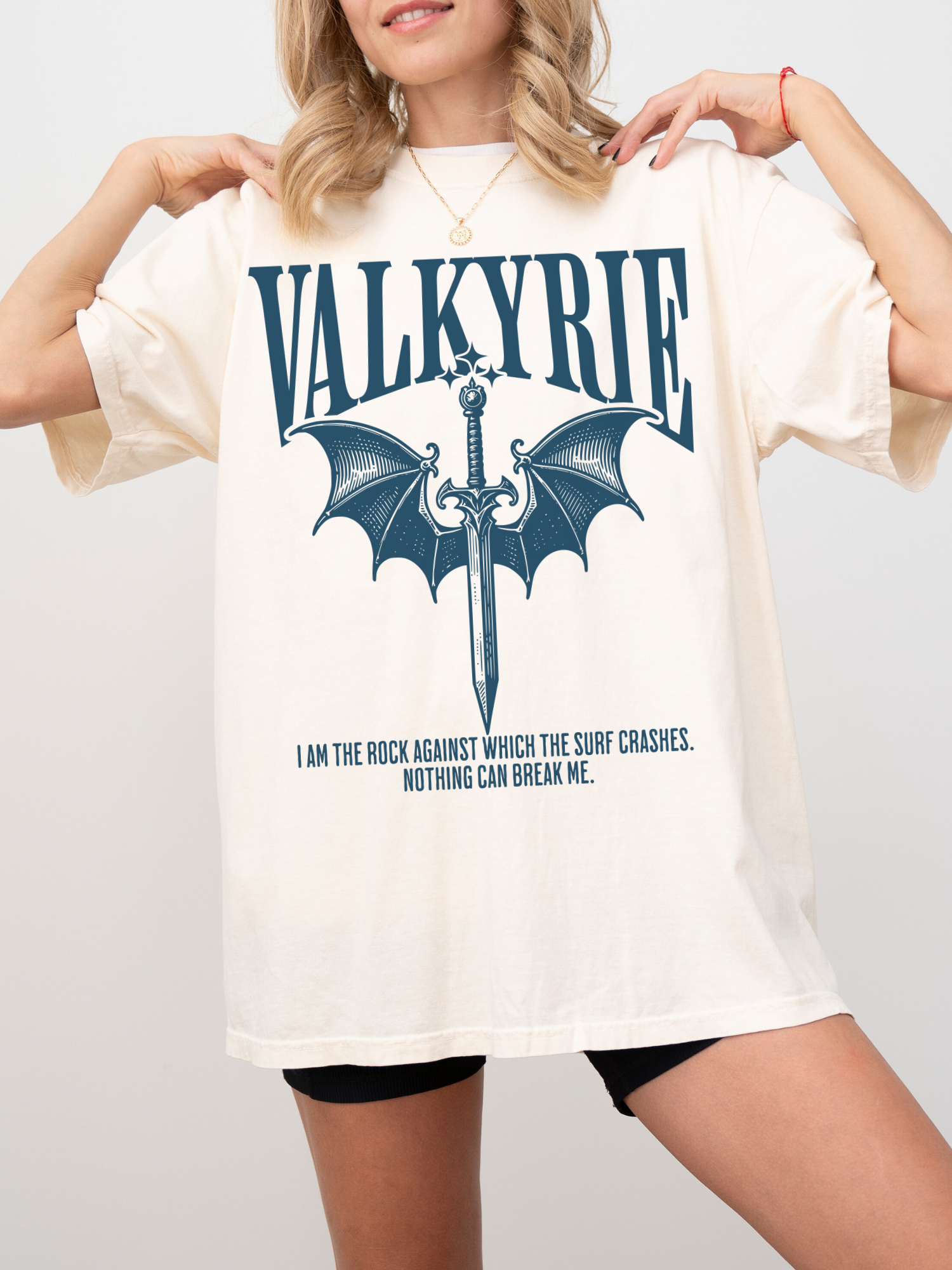 Valkyrie Comfort Colors Shirt | A Court of Silver Flames, ACOTAR Merch - TheLibraryCloset