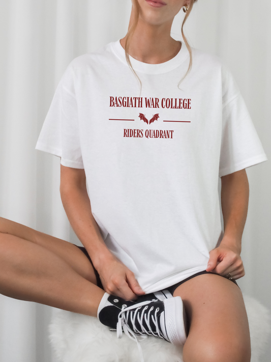 Basgiath War College Shirt | Fourth Wing Merch - TheLibraryCloset