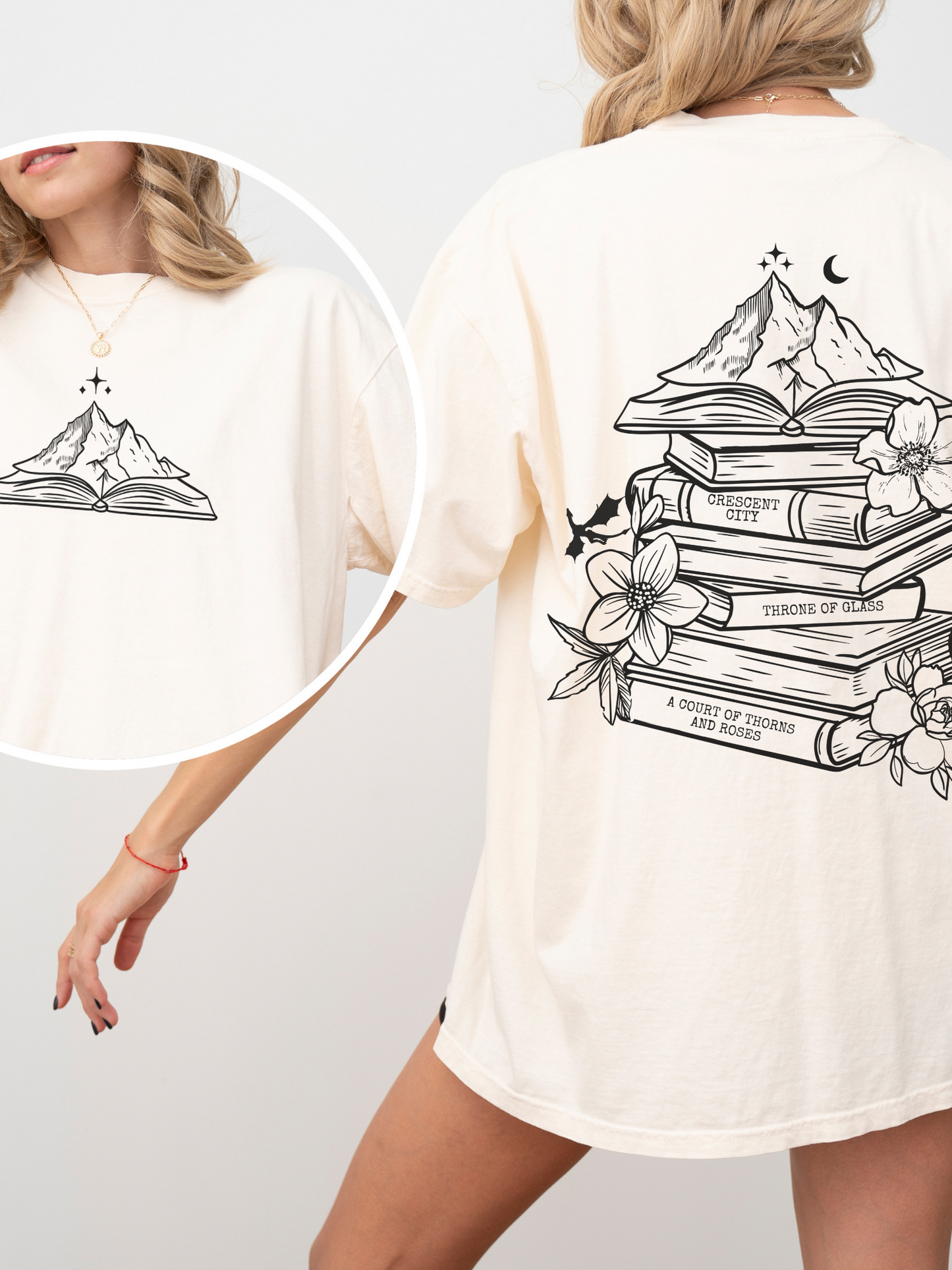 Sarah J Maas Book Stack | ACOTAR Merch - TheLibraryCloset