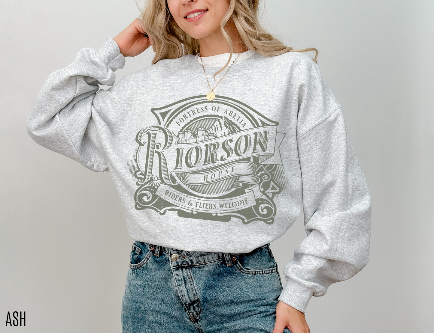 Riorson House Sweatshirt | Fourth Wing Merch - TheLibraryCloset