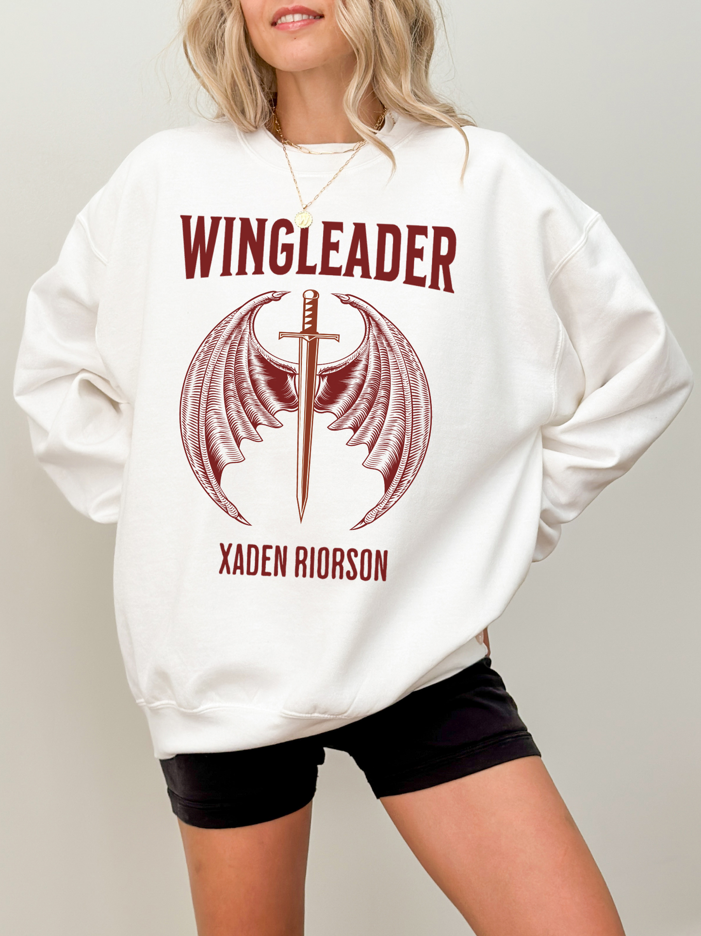 Wing Leader Sweatshirt | Fourth Wing Merch - TheLibraryCloset