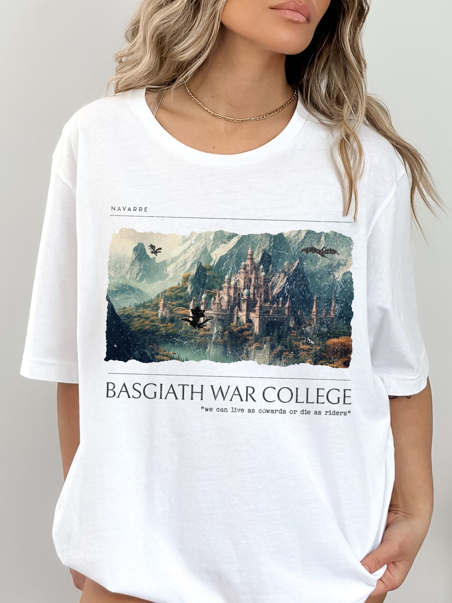 Basgiath War College Shirt | Fourth Wing Merch - TheLibraryCloset