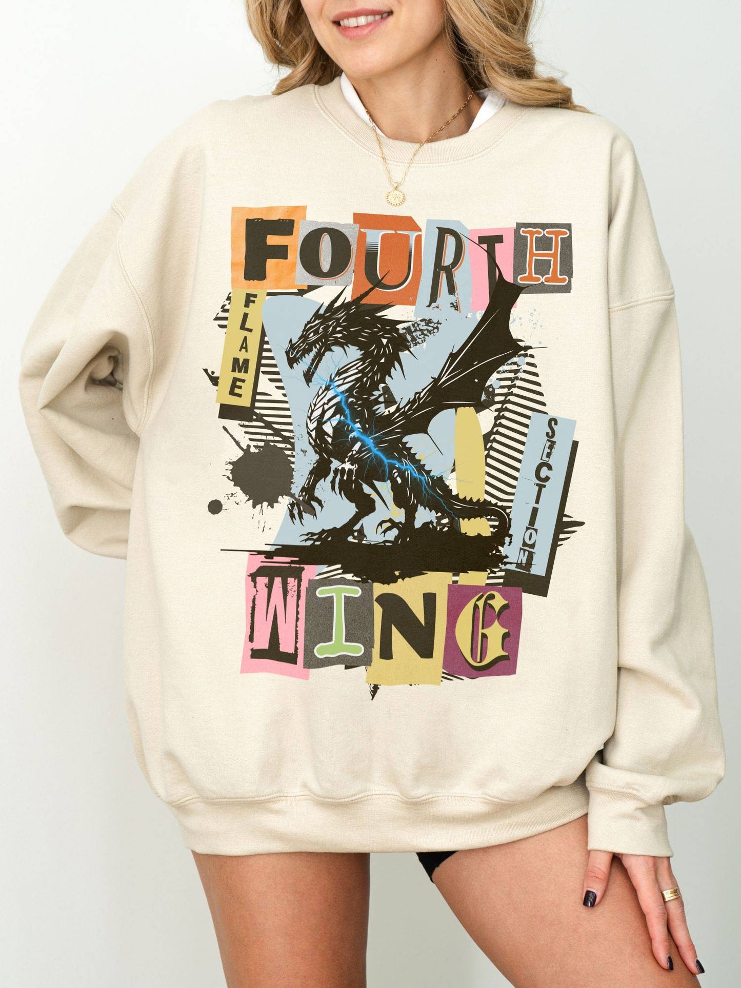 Fourth Wing Sweatshirt - TheLibraryCloset