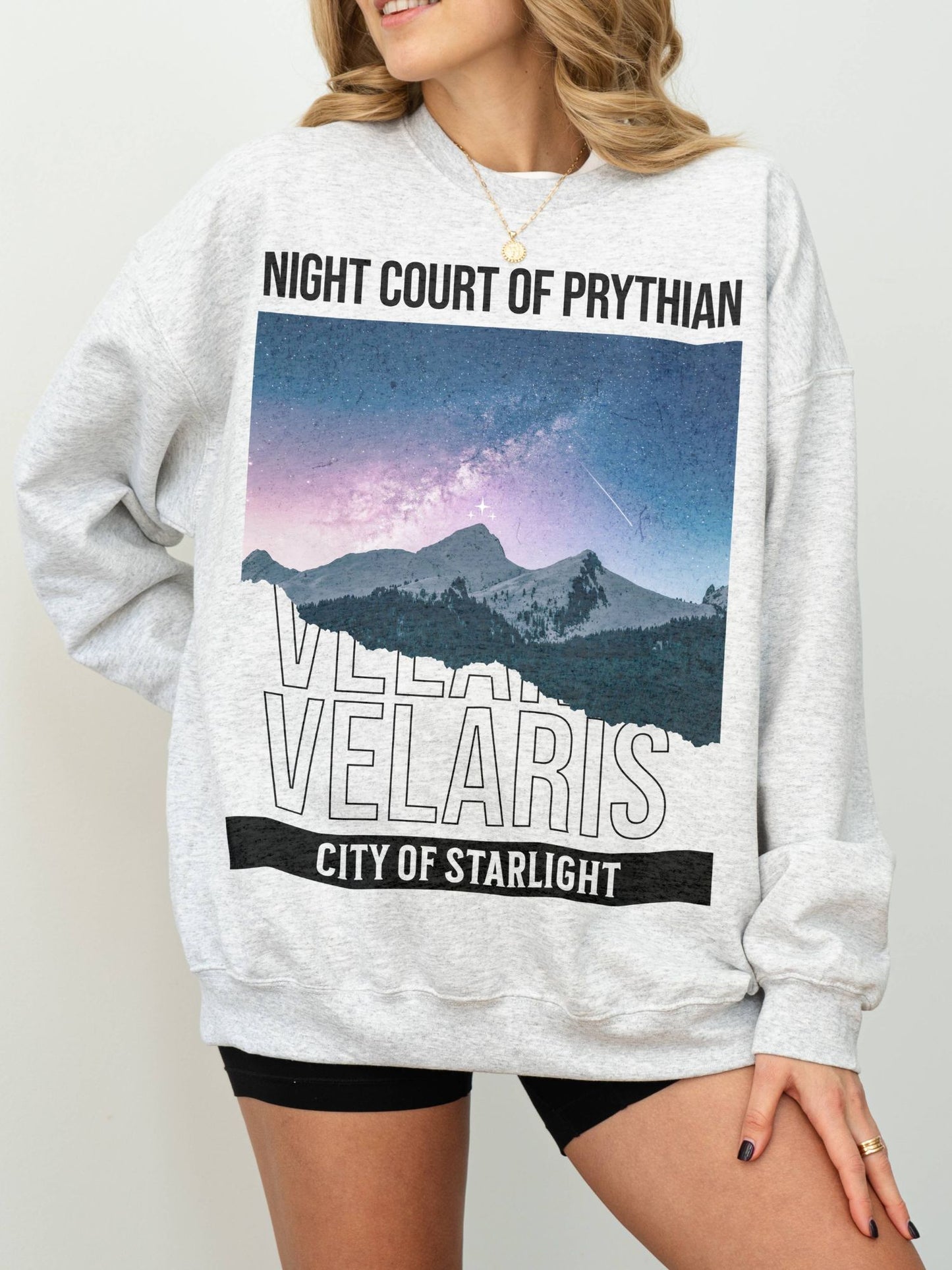 Velaris Night Court of Prythian Sweatshirt | ACOTAR Merch - TheLibraryCloset