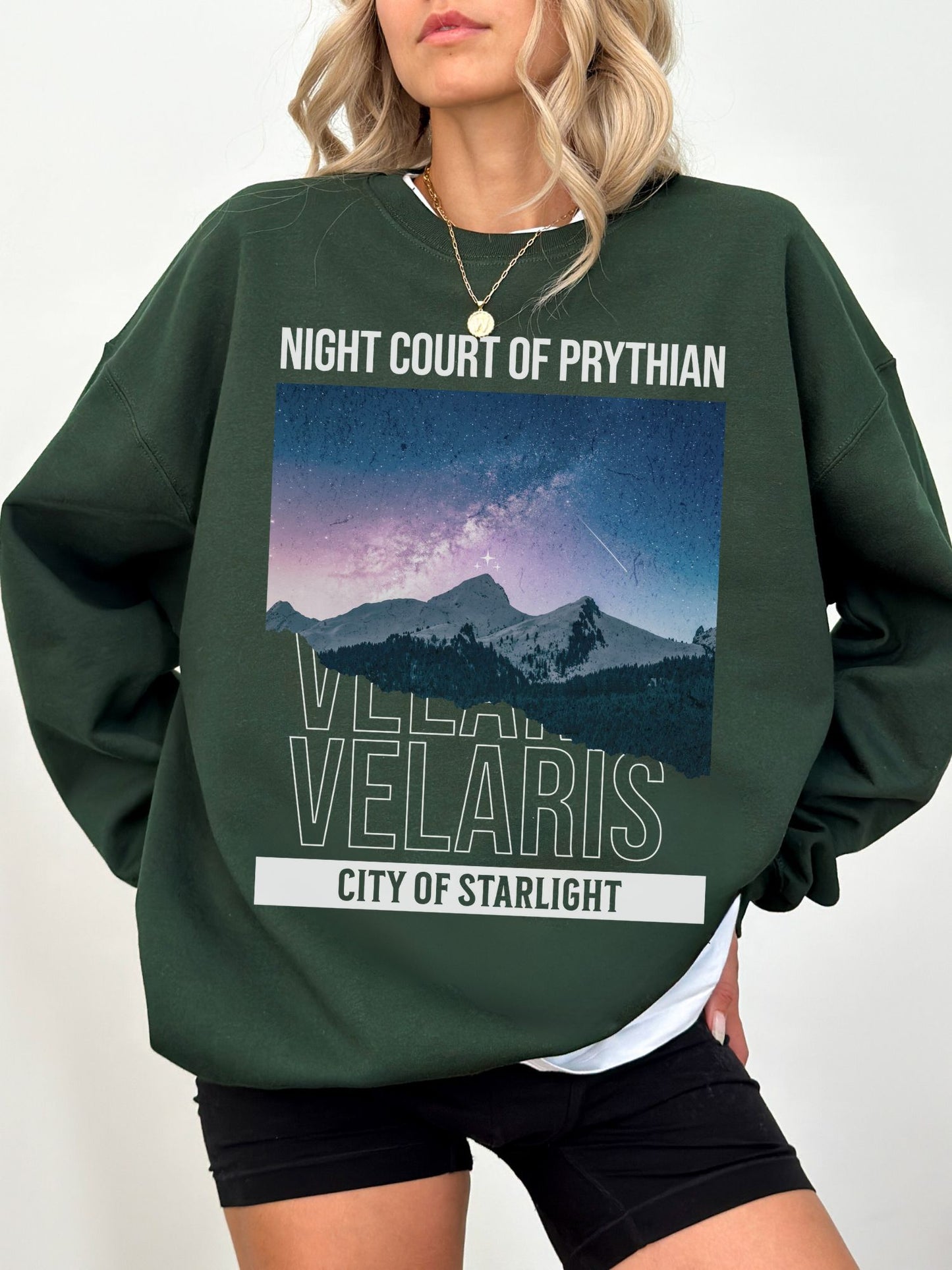 Velaris Night Court of Prythian Sweatshirt | ACOTAR Merch - TheLibraryCloset