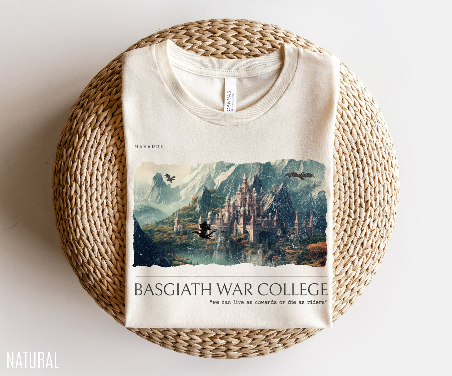 Basgiath War College Shirt | Fourth Wing Merch - TheLibraryCloset
