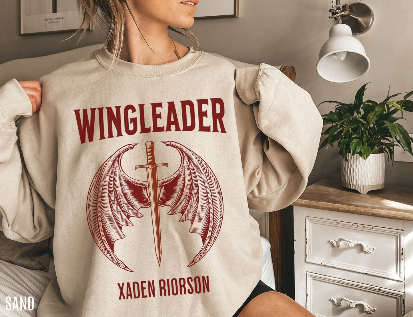 Wing Leader Sweatshirt | Fourth Wing Merch - TheLibraryCloset