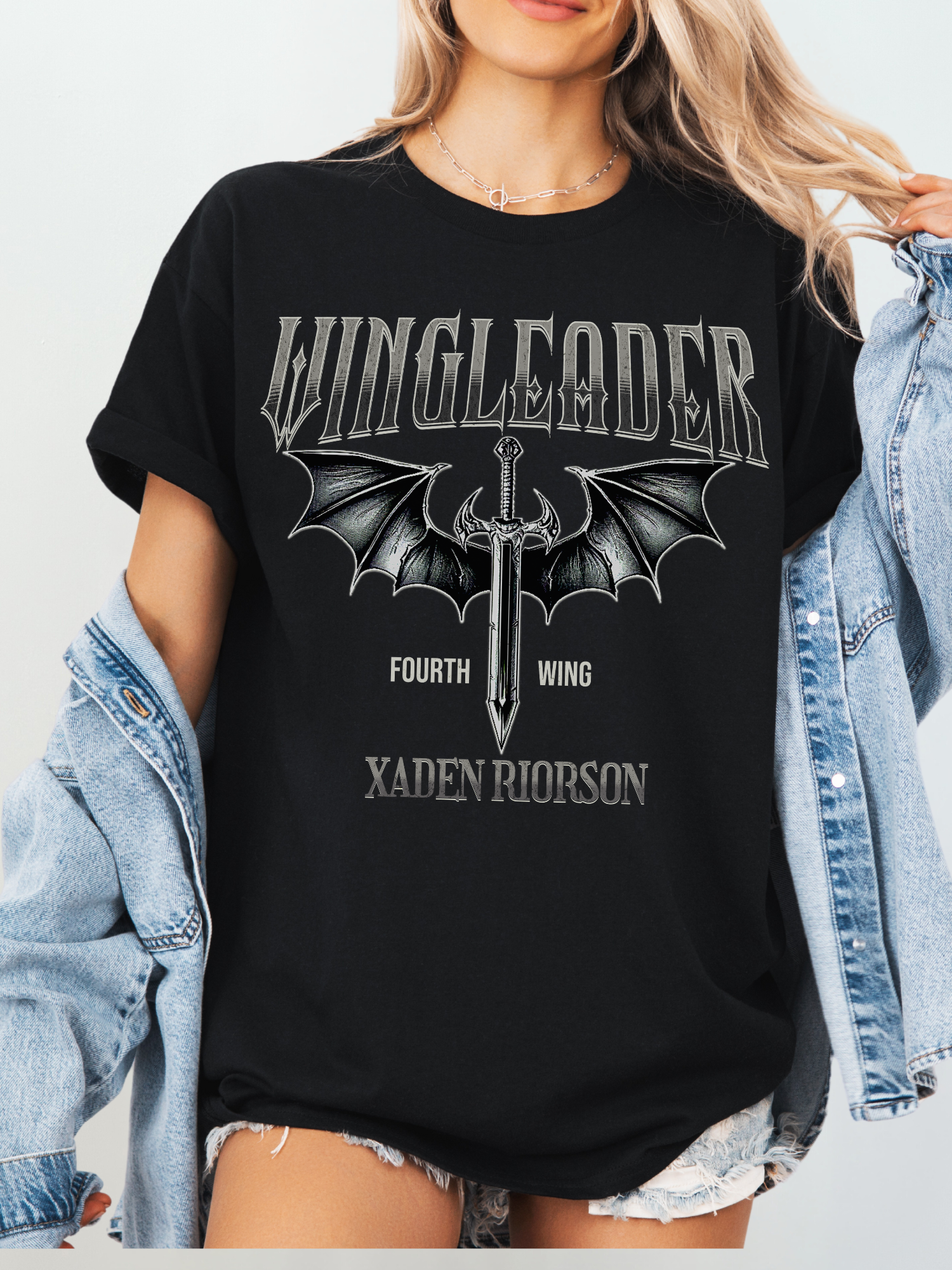Wingleader Shirt | Fourth Wing Merch – TheLibraryCloset