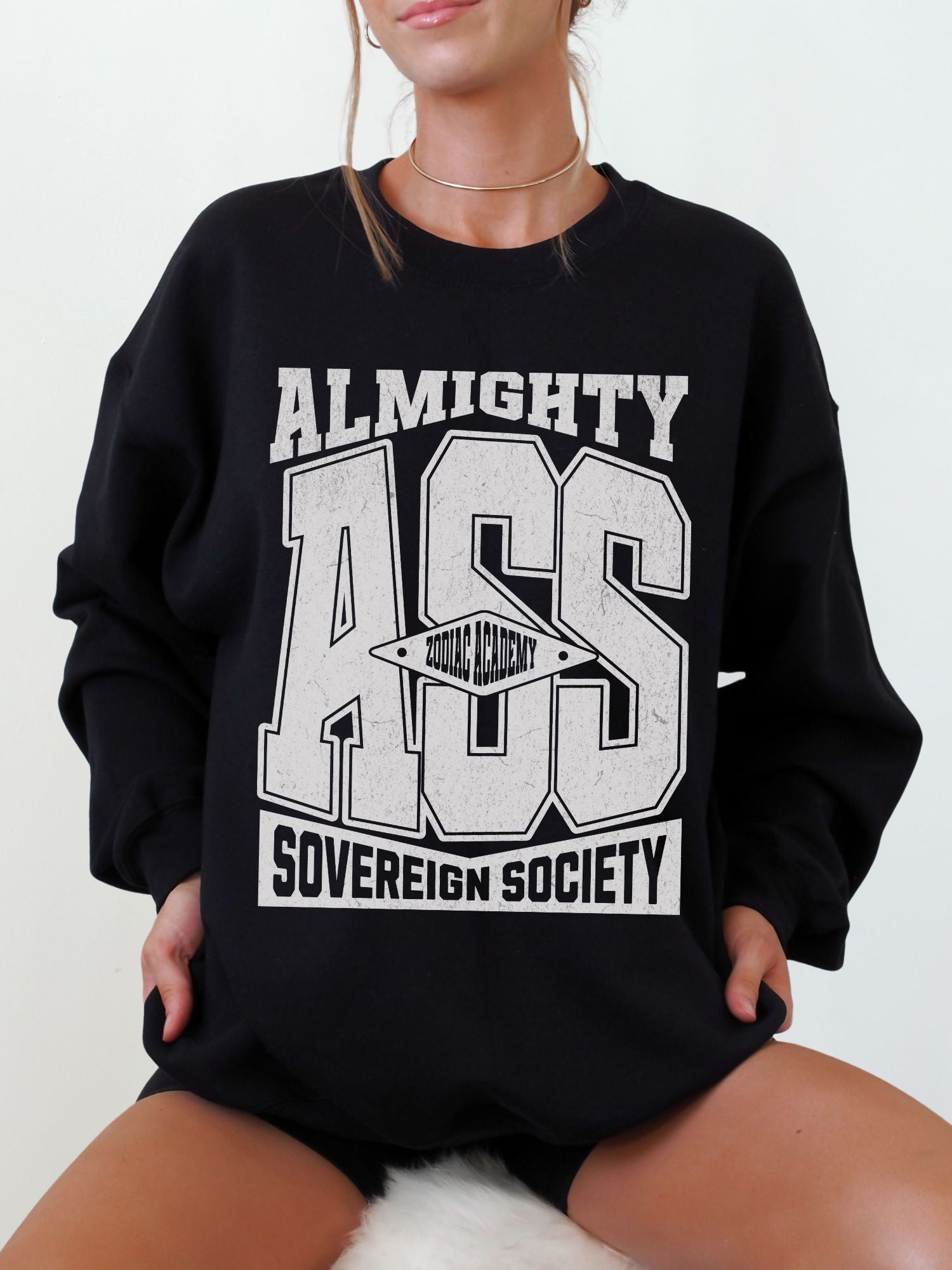 Zodiac Academy Almighty Sovereign Society Sweatshirt | Zodiac Academy Merch