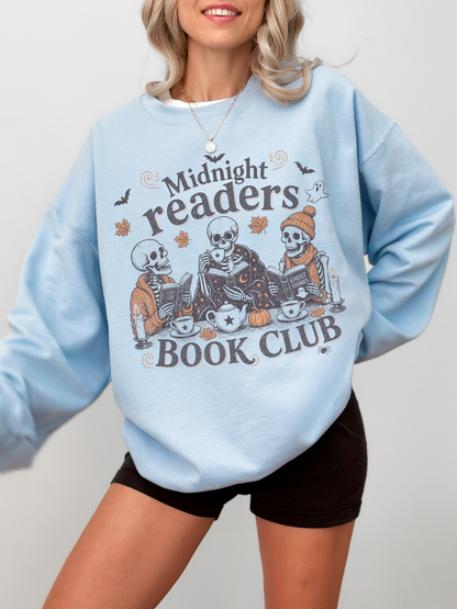 Midnight Readers Book Club Sweatshirt | Book Lover Gift