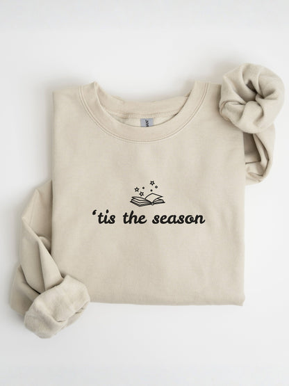 Tis the Season Sweatshirt | Book Lover Gift for Her