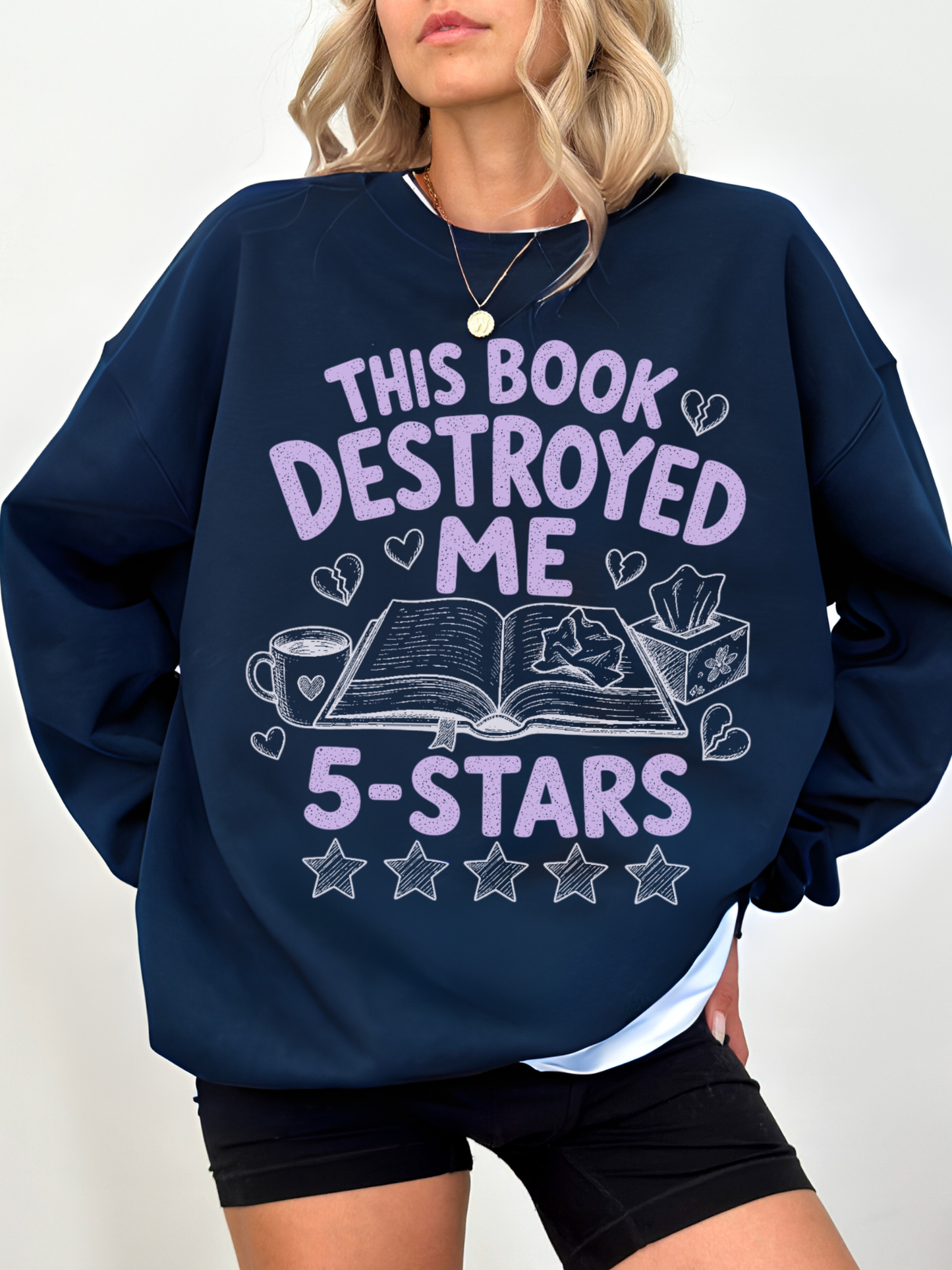 This Book Destroyed Me Sweatshirt | Funny Book Lover Gift