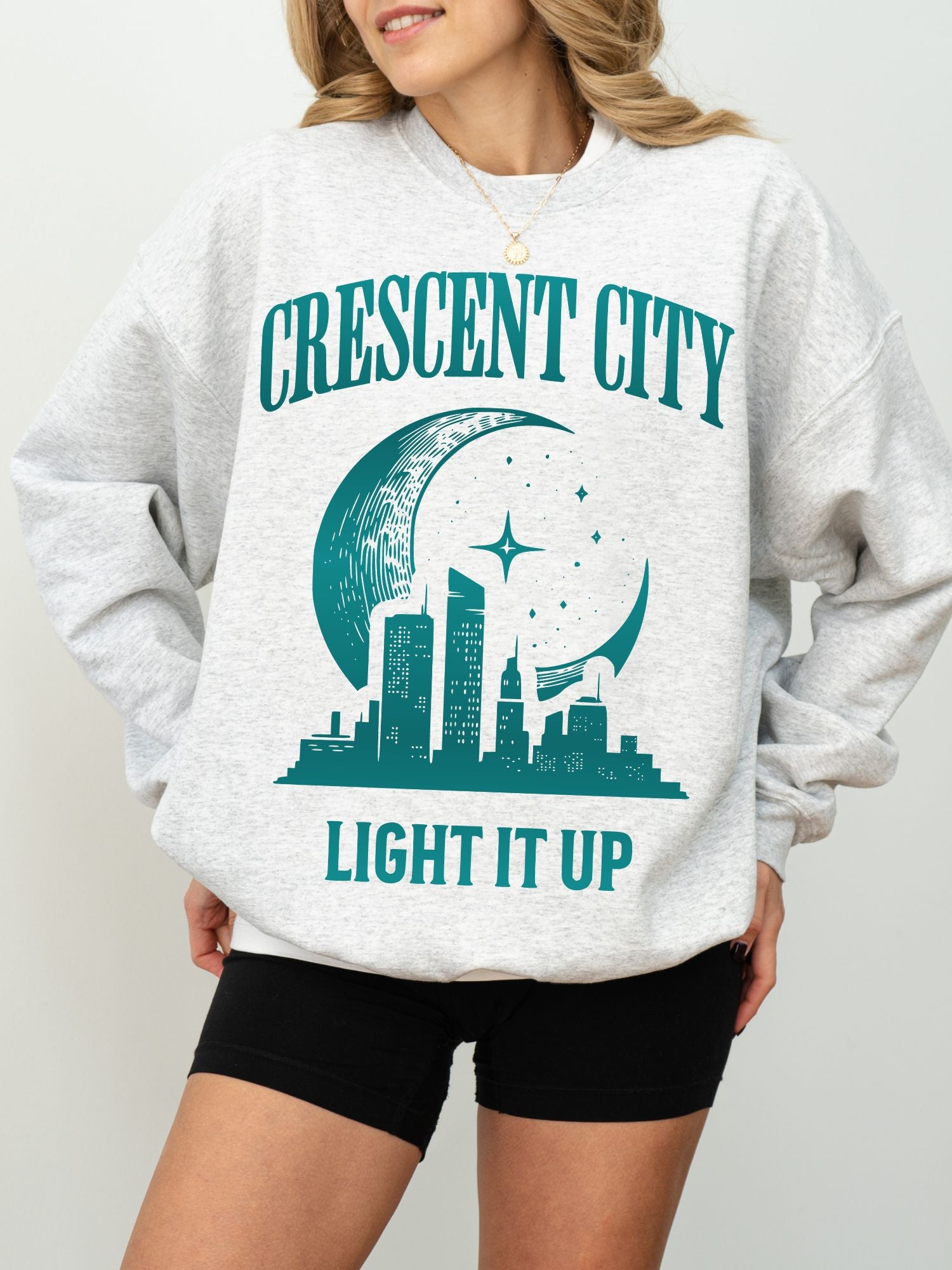 Light It Up Sweatshirt | Crescent City Merch - TheLibraryCloset