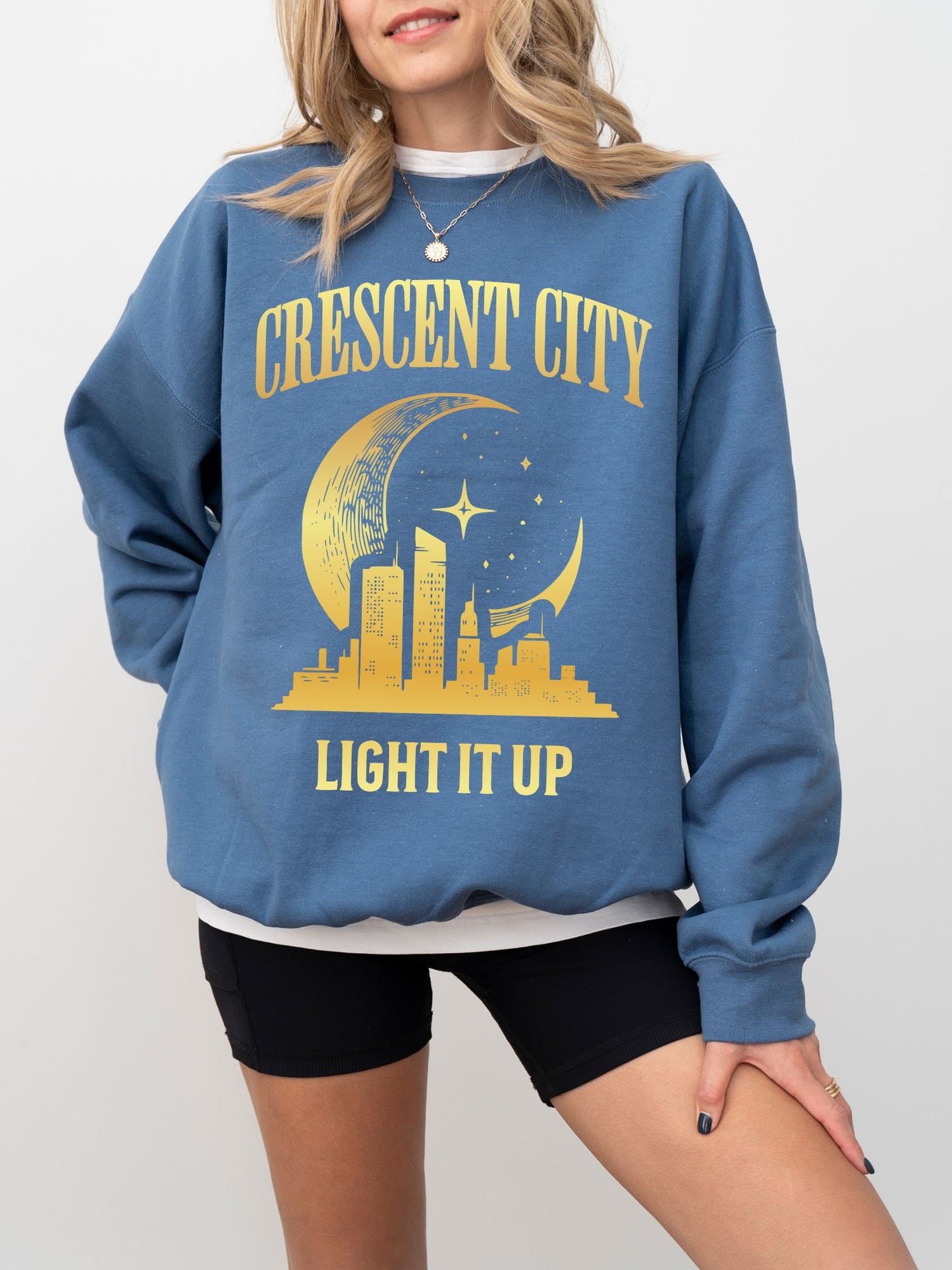 Light It Up Sweatshirt | Crescent City Merch - TheLibraryCloset