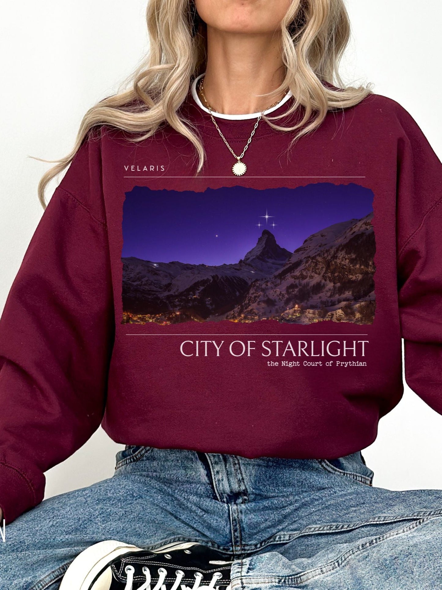 Velaris Sweatshirt | ACOTAR Merch - TheLibraryCloset