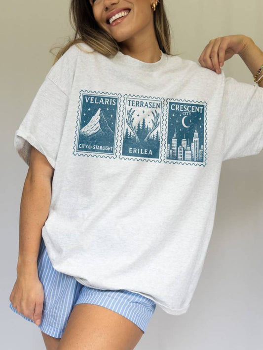 Sarah J Maas Stamps shirt | ACOTAR Merch