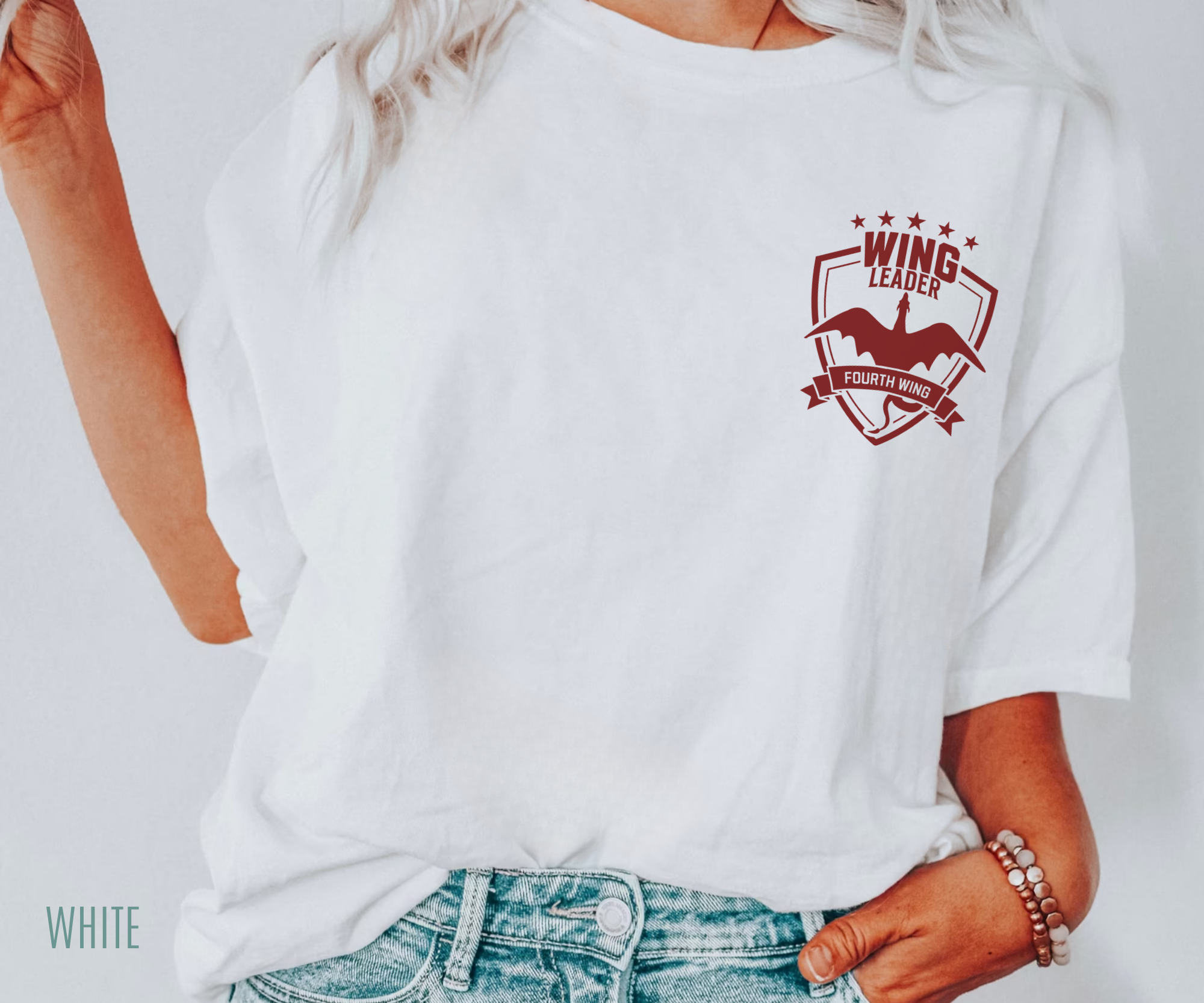 Wing Leader Shirt | Fourth Wing Merch - TheLibraryCloset
