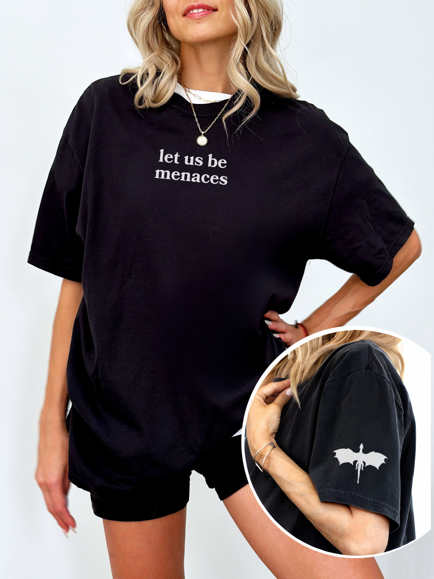 Let us be menaces Shirt | Fourth Wing Onyx Storm Merch