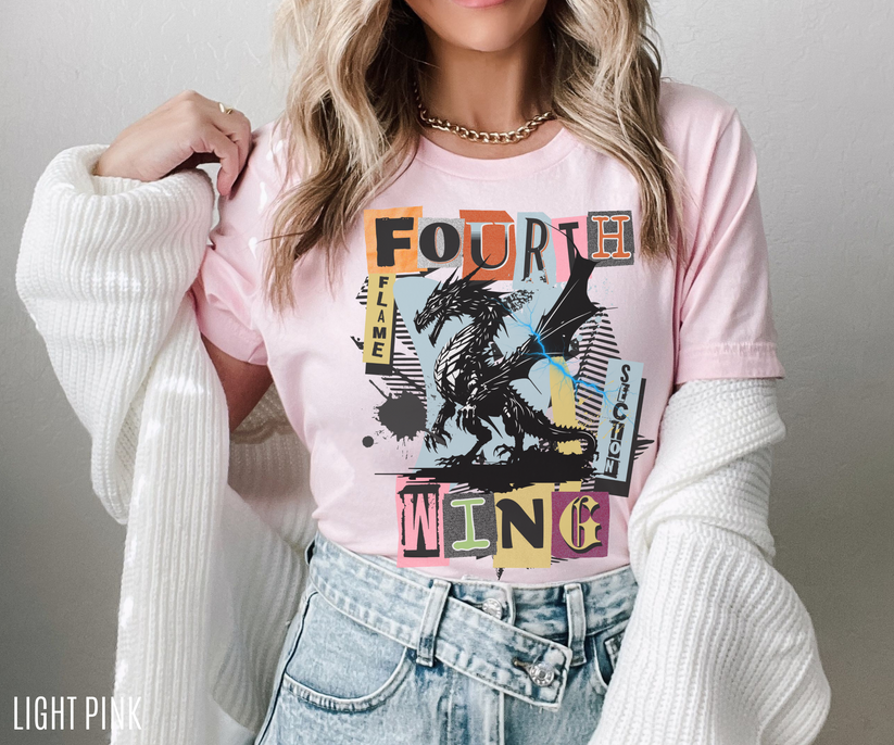 Fourth Wing Shirt | Fourth Wing Merch – TheLibraryCloset