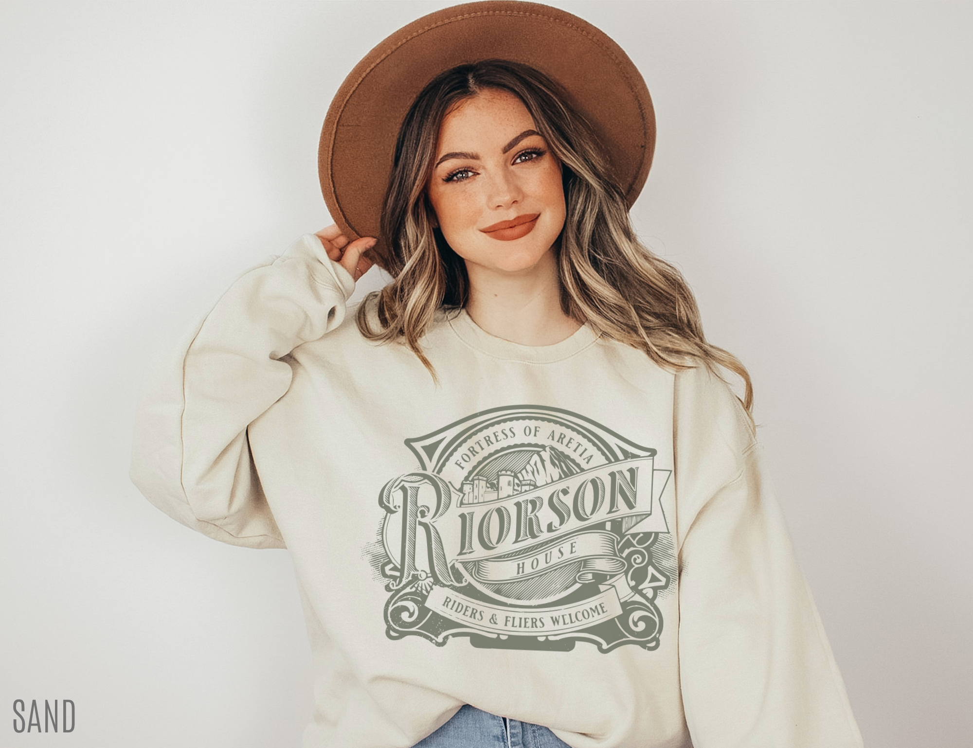 Riorson House Sweatshirt | Fourth Wing Merch - TheLibraryCloset