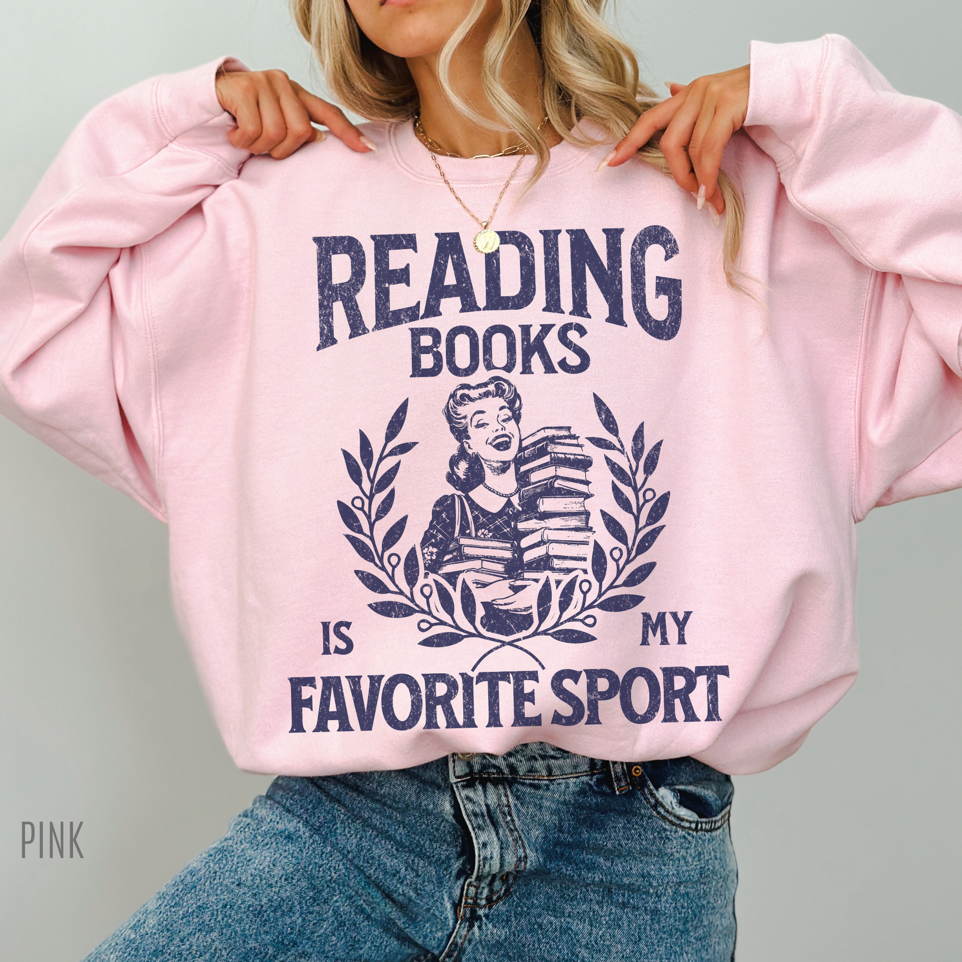 Reading books is my favorite sport Sweatshirt - TheLibraryCloset