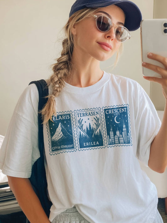 Sarah J Maas Stamps shirt | ACOTAR Merch