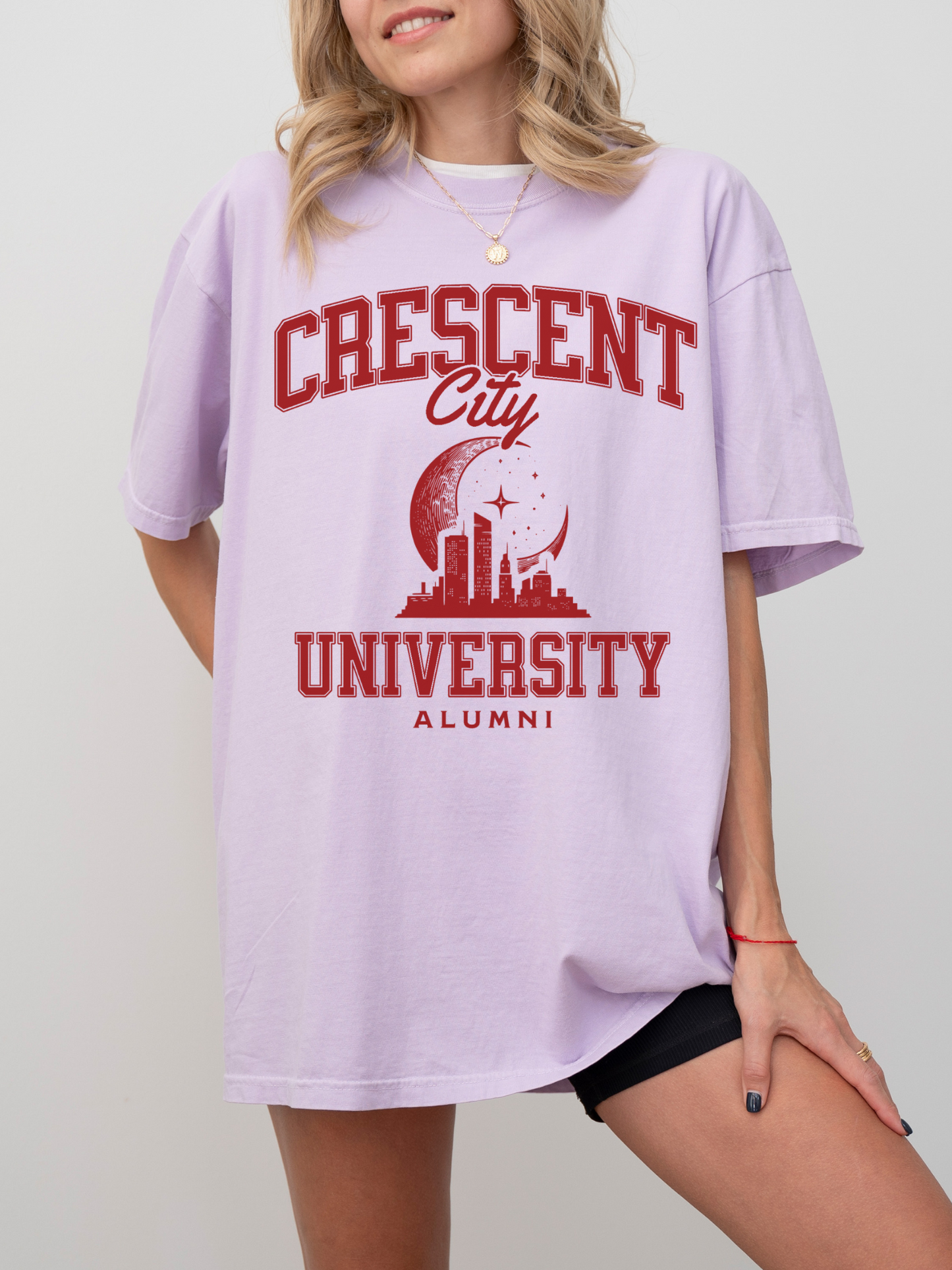 Crescent University Comfort Colors Shirt | Crescent City Merch - TheLibraryCloset