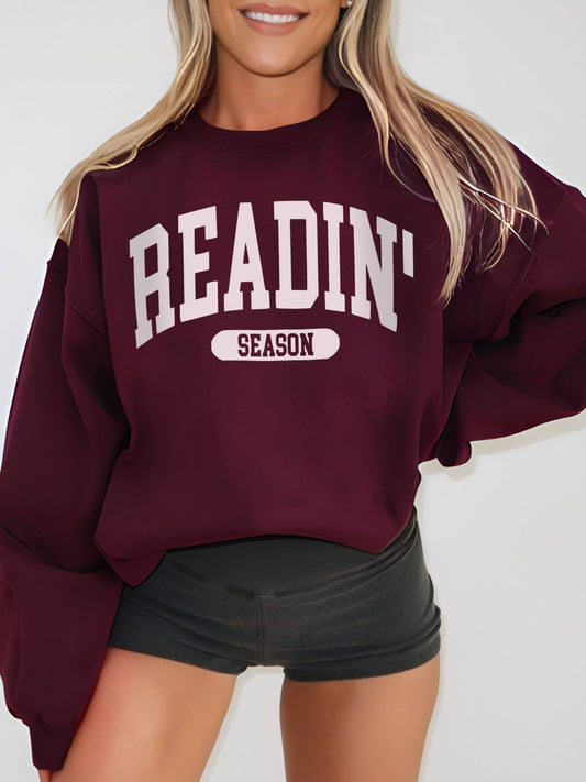 Readin' Season Sweatshirt | Bookish Fall & Winter Loungewear