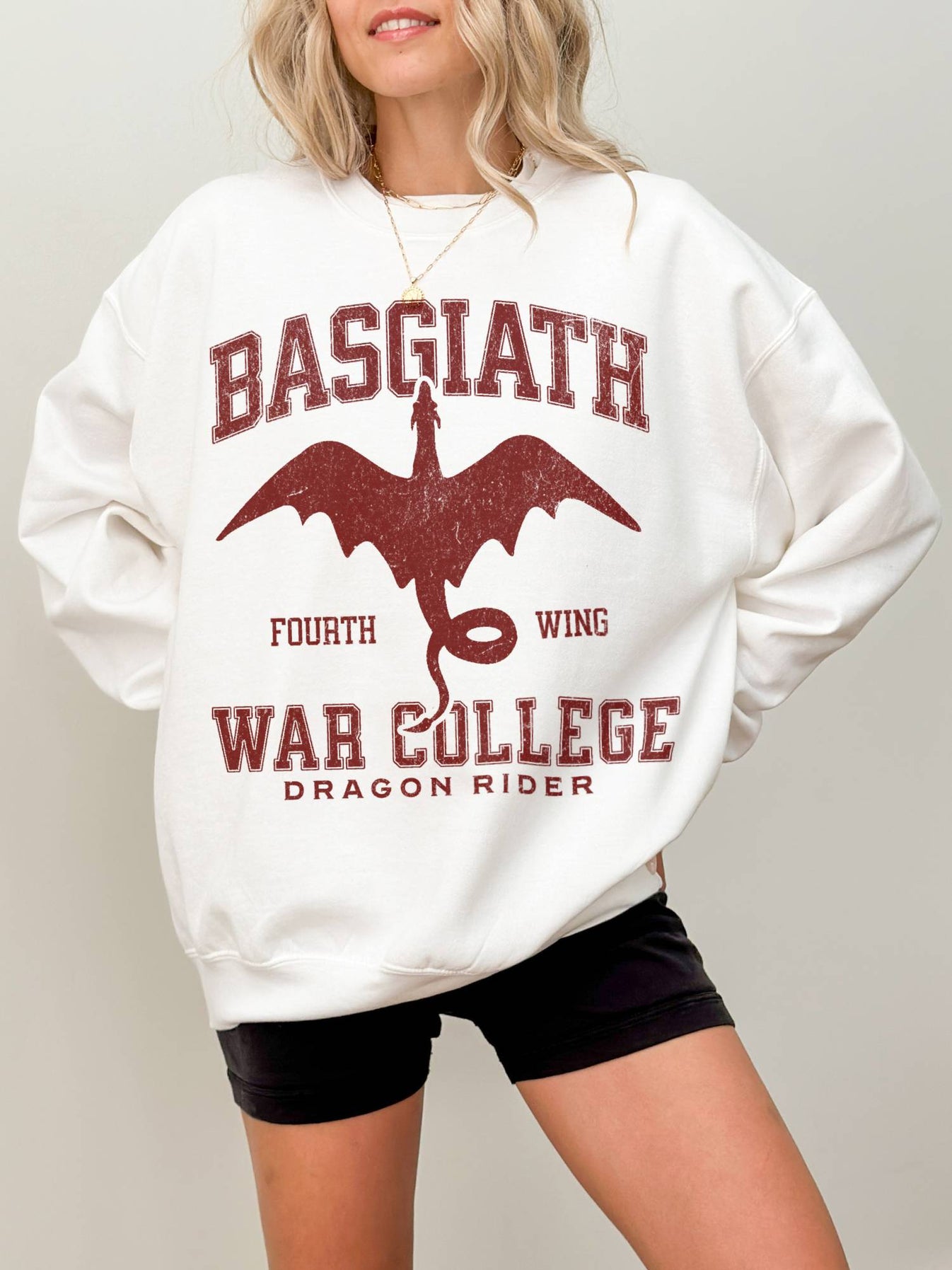 Basgiath War College Sweatshirt | Fourth Wing Merch β TheLibraryCloset