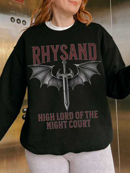 Rhysand Sweatshirt | ACOTAR Merch - TheLibraryCloset